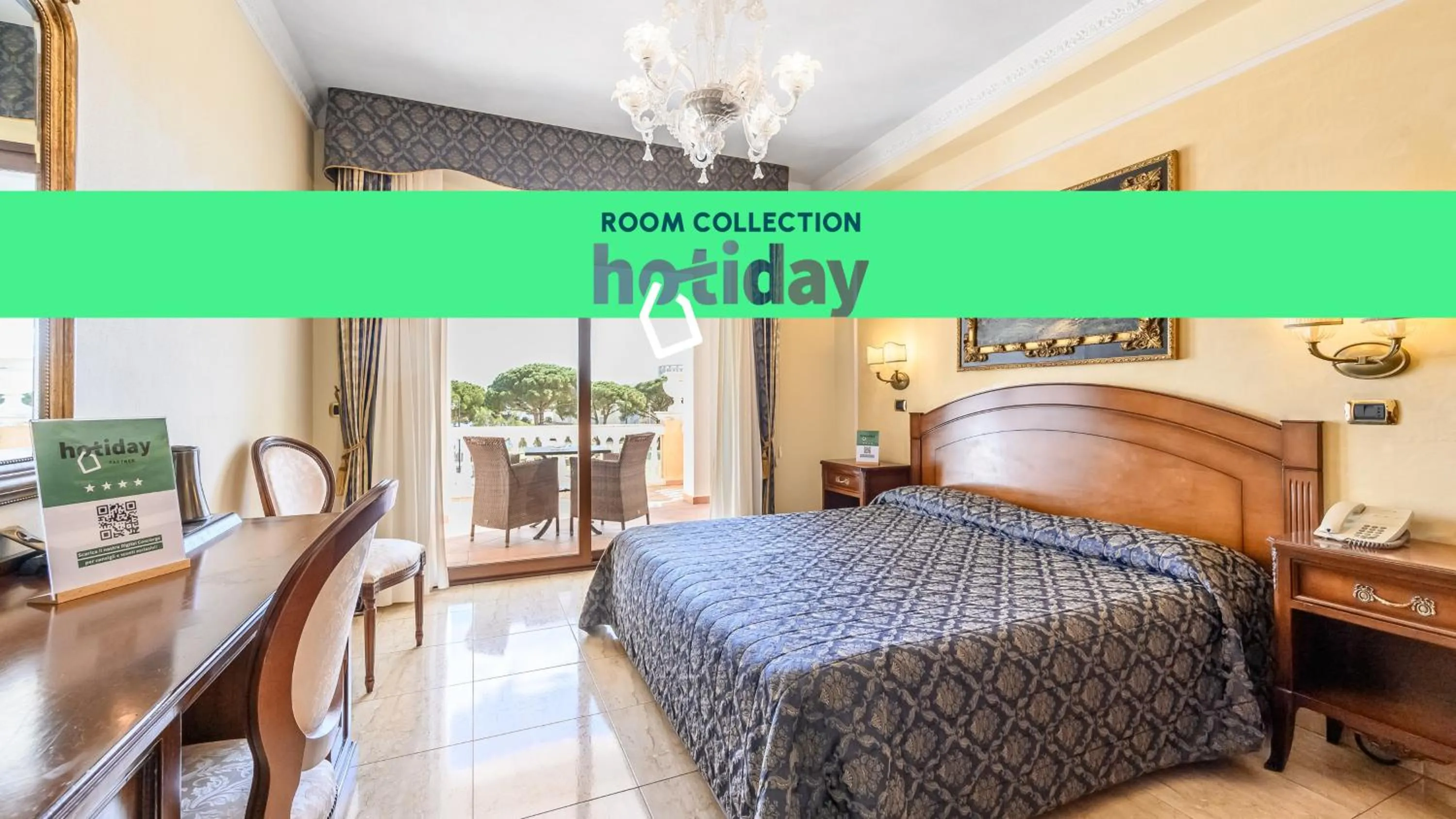 Text overlay, Bed in Hotiday Olbia Porto