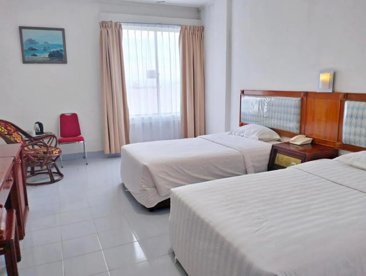 Bed in Hotel Wisata Indah Sibolga