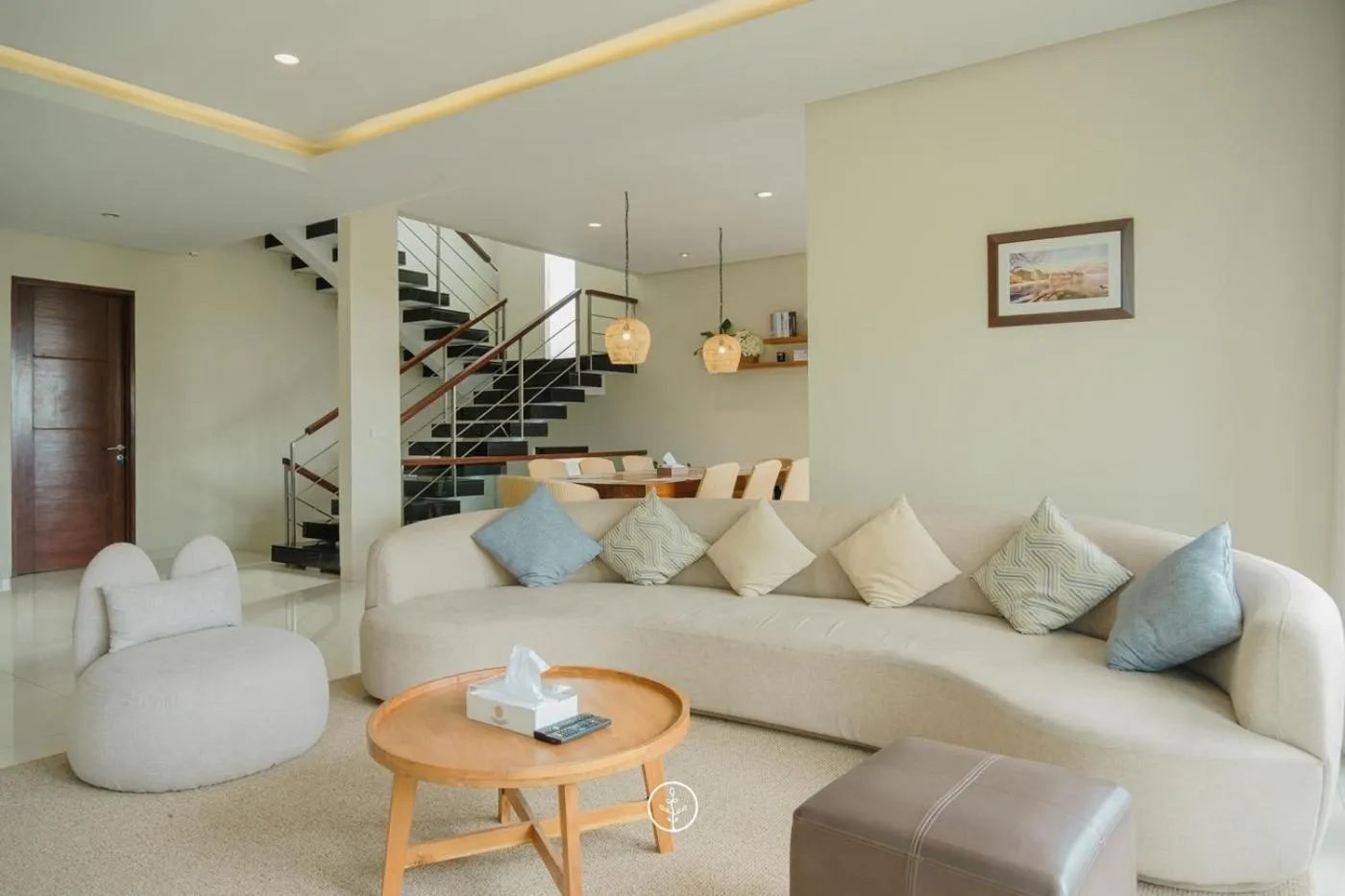 Living room in Breeze blows city view villa 5 bedrooms with a private swimming pool and a familly room