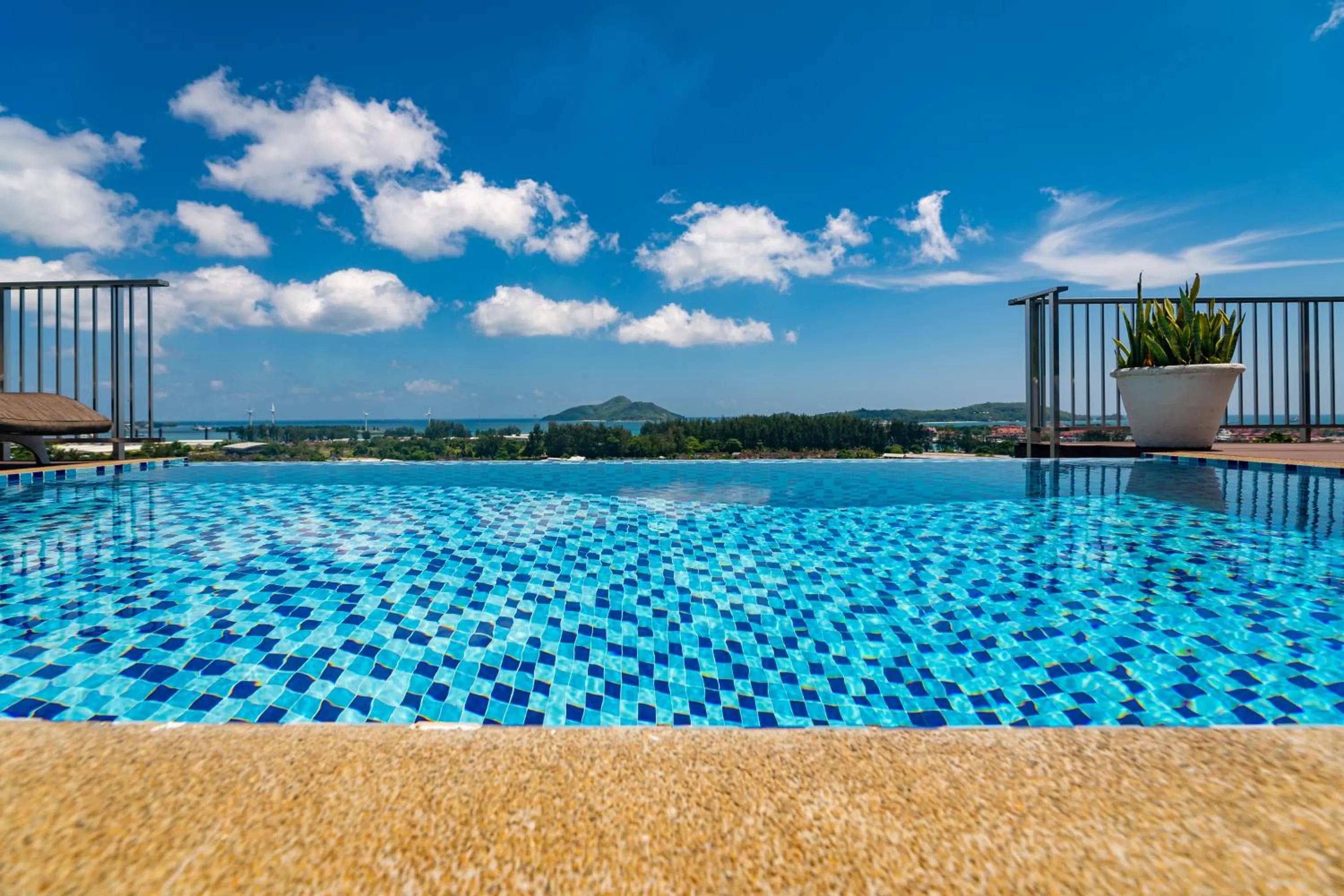 Pool view in The Ridge Residence