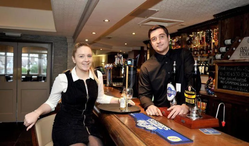 Lobby or reception in King Alfred Hotel