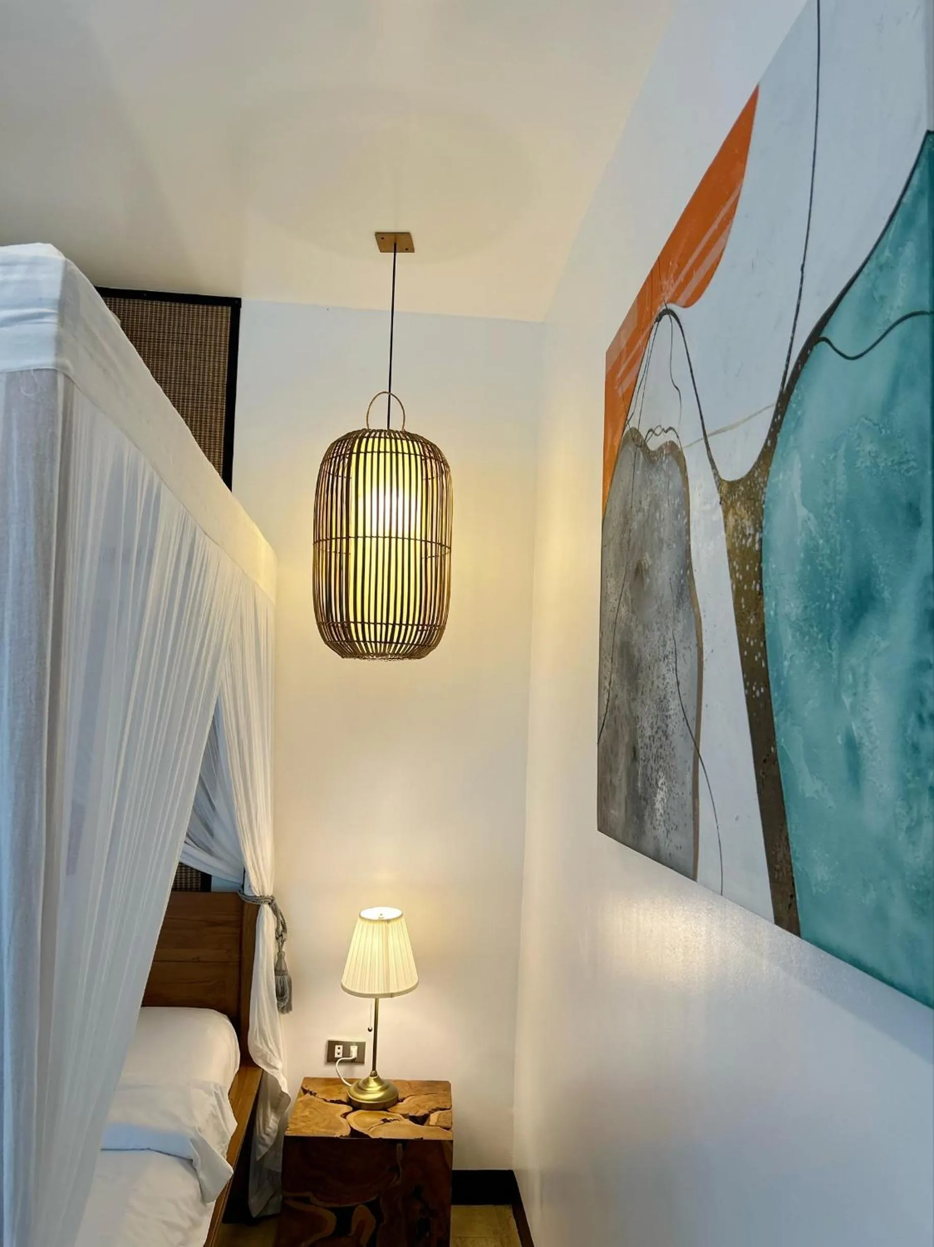 Bed in Cadlao Resort and Restaurant