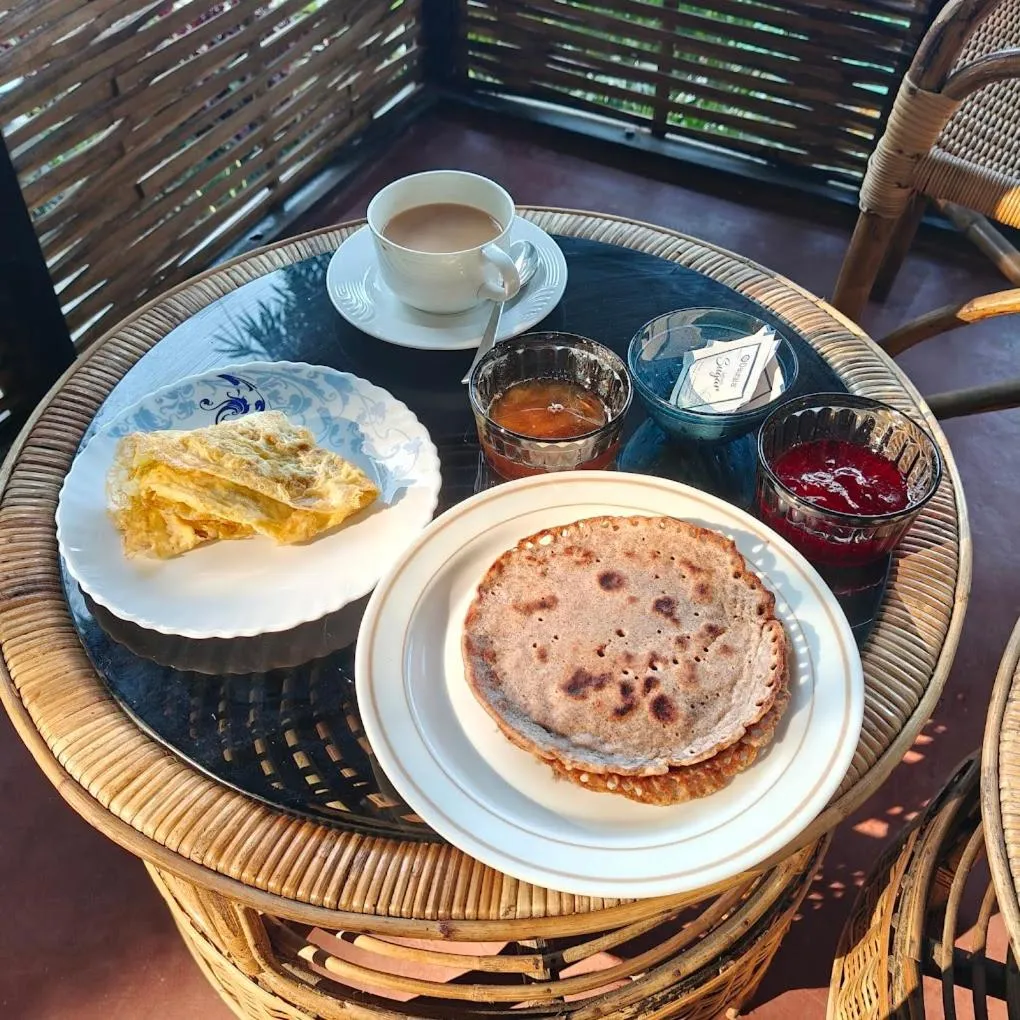 Breakfast in Art Mile Kalimpong