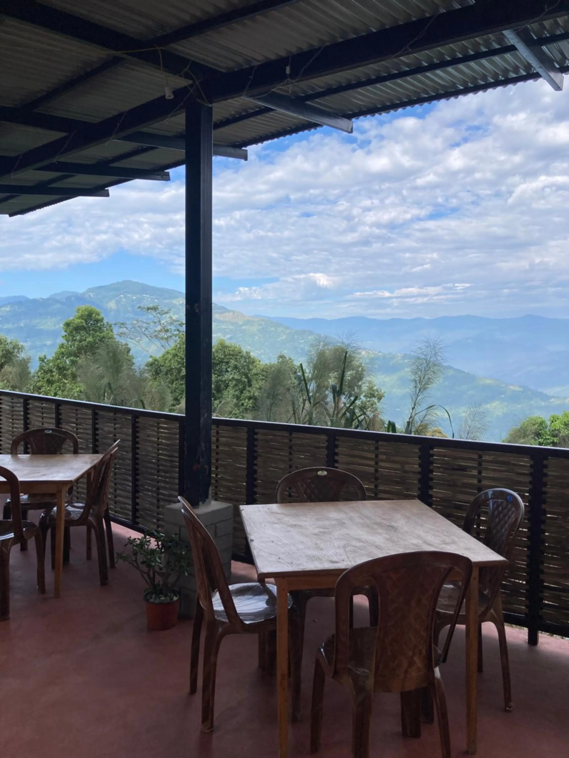 Dining area in Art Mile Kalimpong