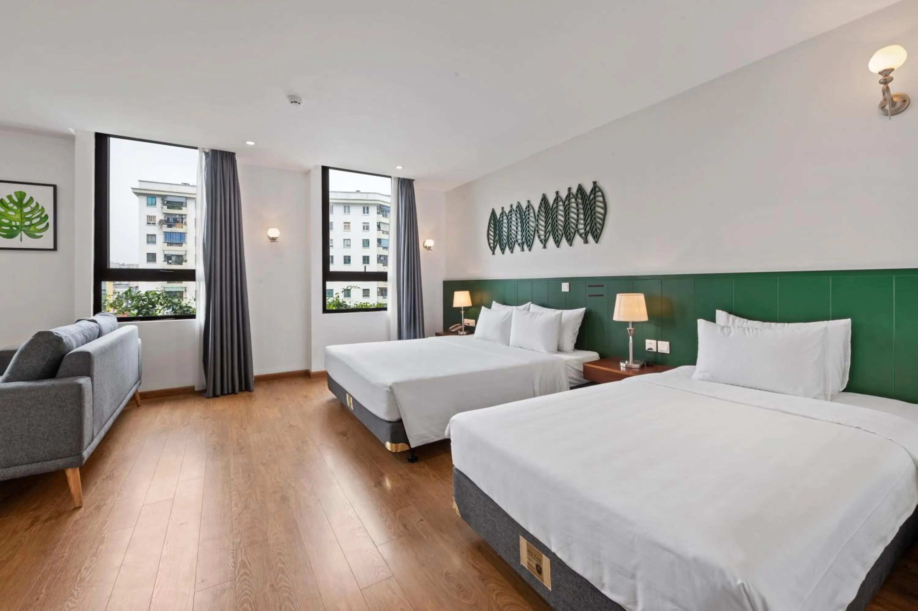 Bed in Classic Hotel Hanoi