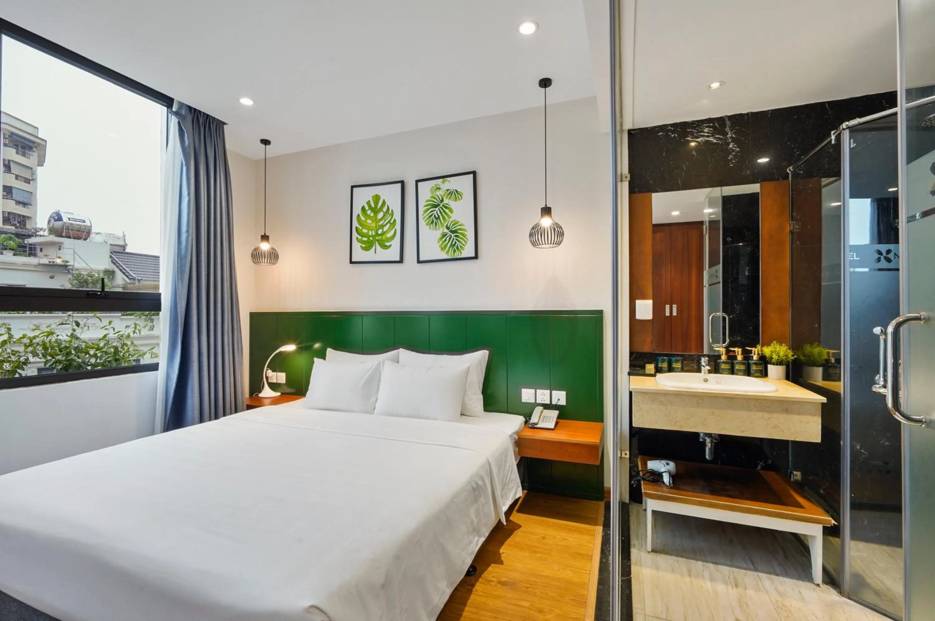 Bed in Classic Hotel Hanoi