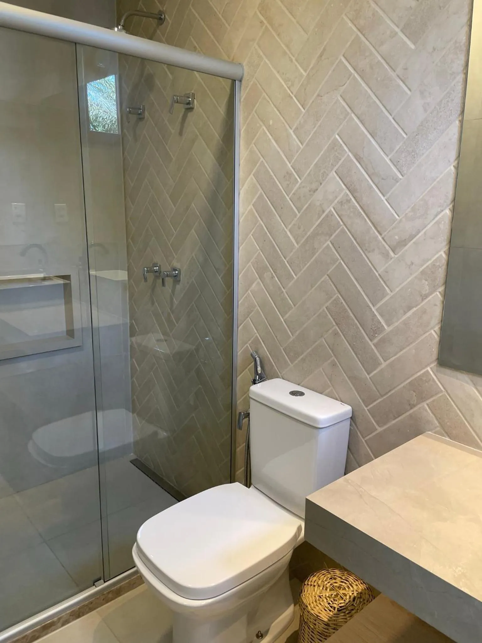 Shower in Guarajuba Suítes Premium Boutique Hotel