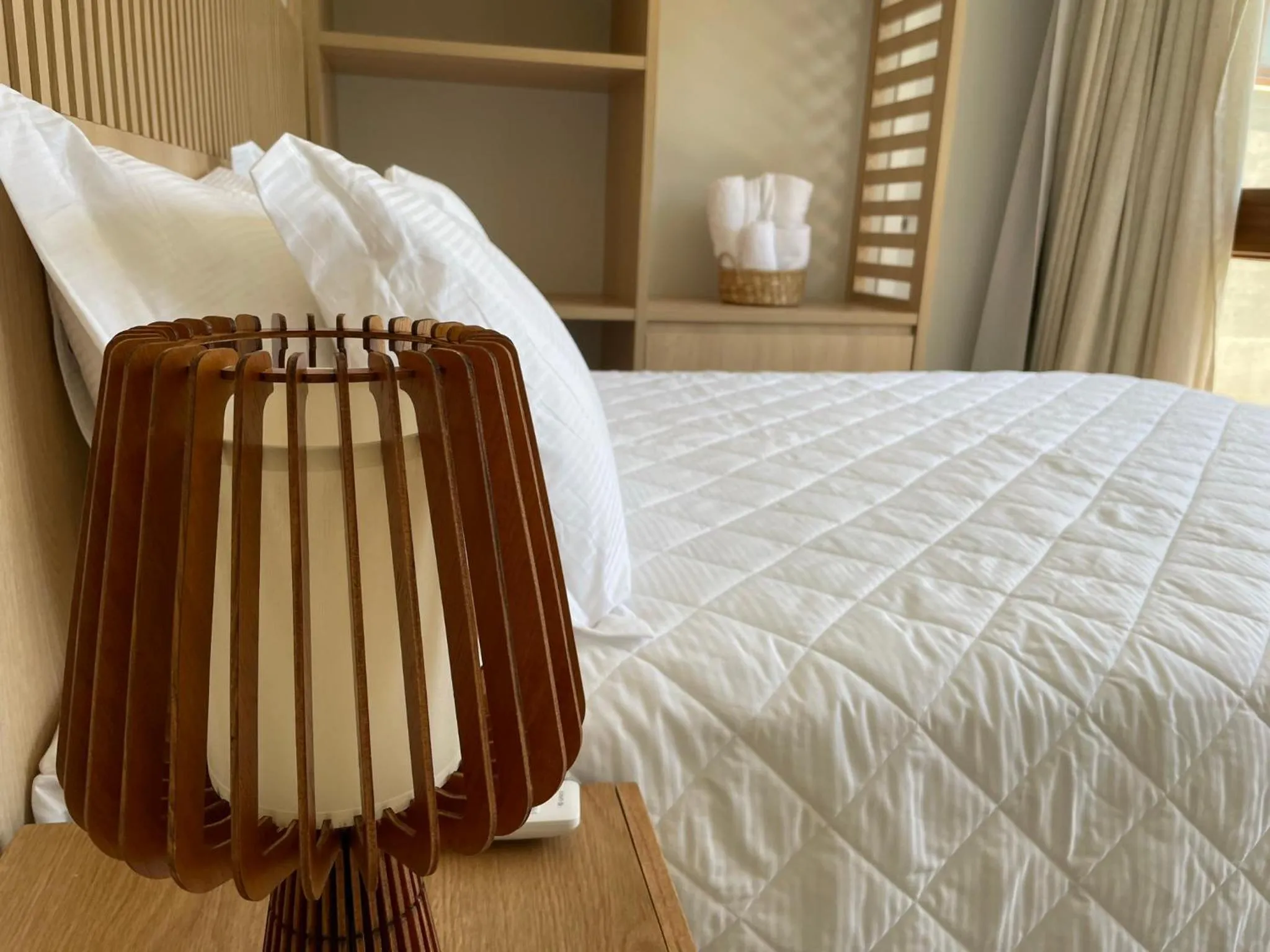 Bed in Guarajuba Suítes Premium Boutique Hotel