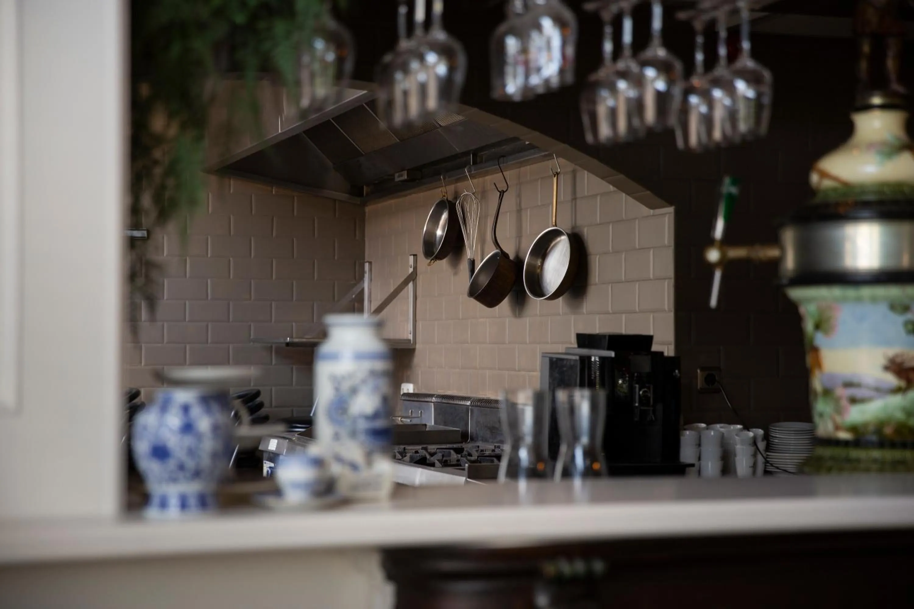 Kitchen or kitchenette in Hotel Umberto