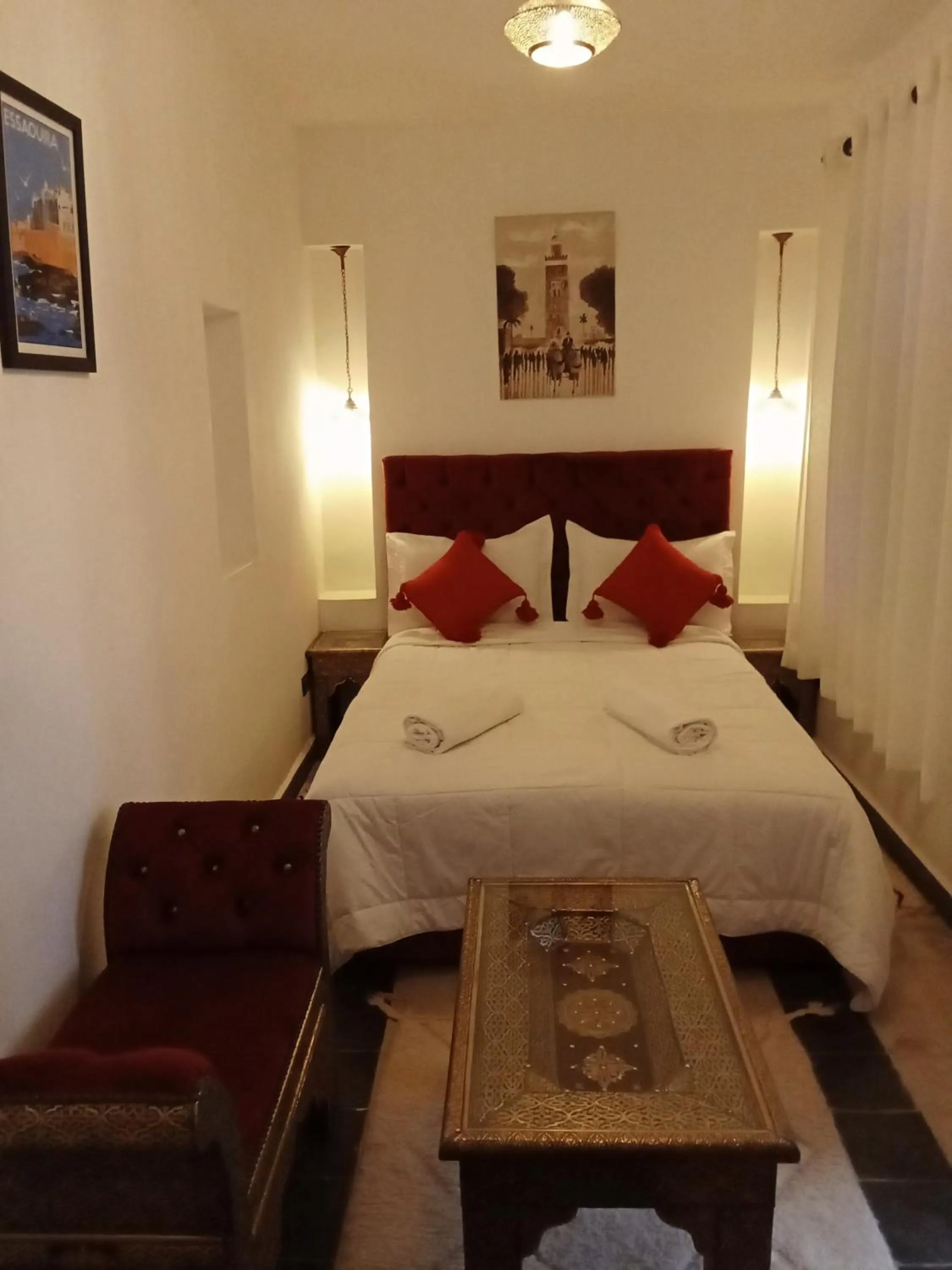 Bed in Riad Orient Palace