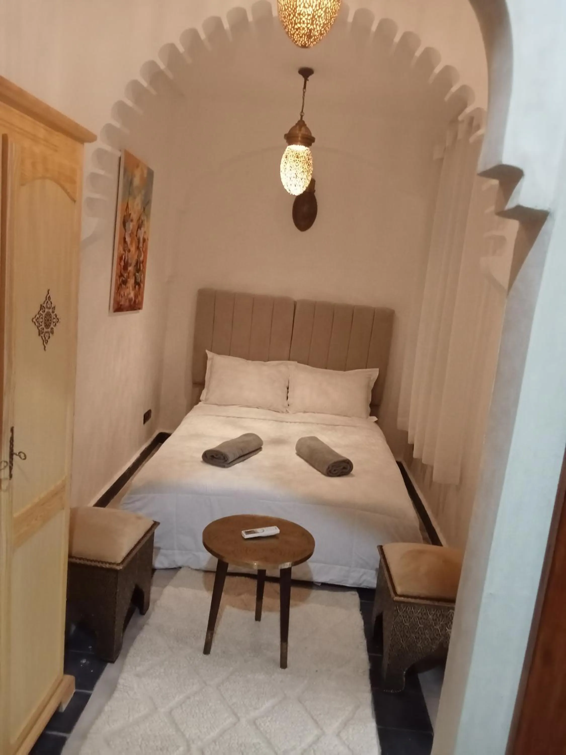 Bed in Riad Orient Palace