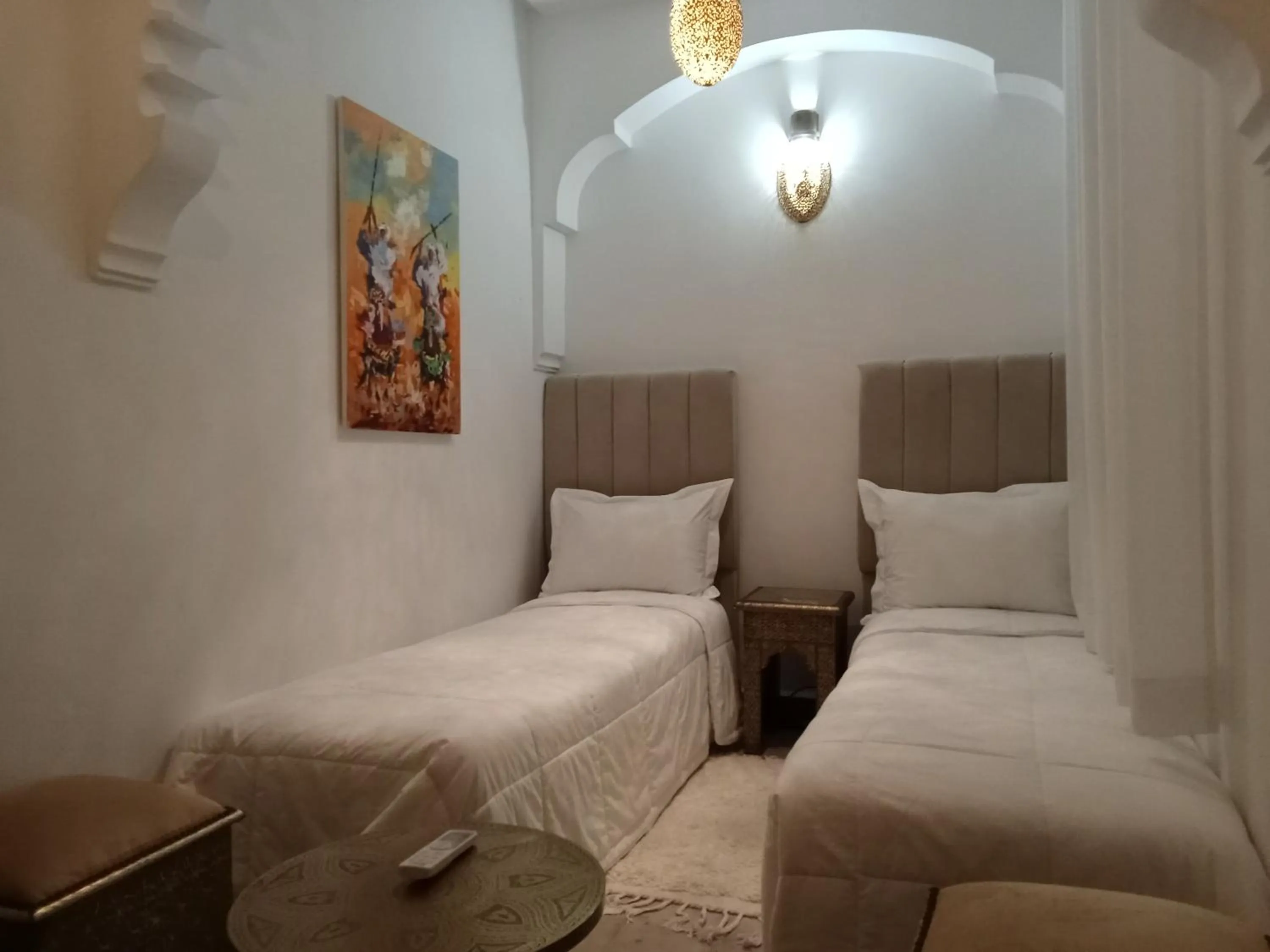 Bed in Riad Orient Palace