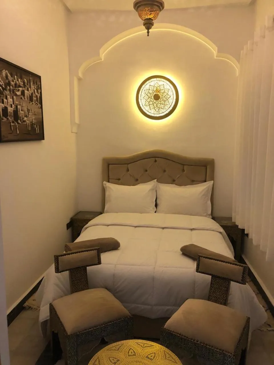 Bed in Riad Orient Palace