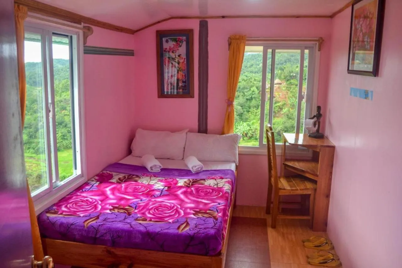 Bed in BANAUE EVERGREEN HOSTEL AND RESTAURANT