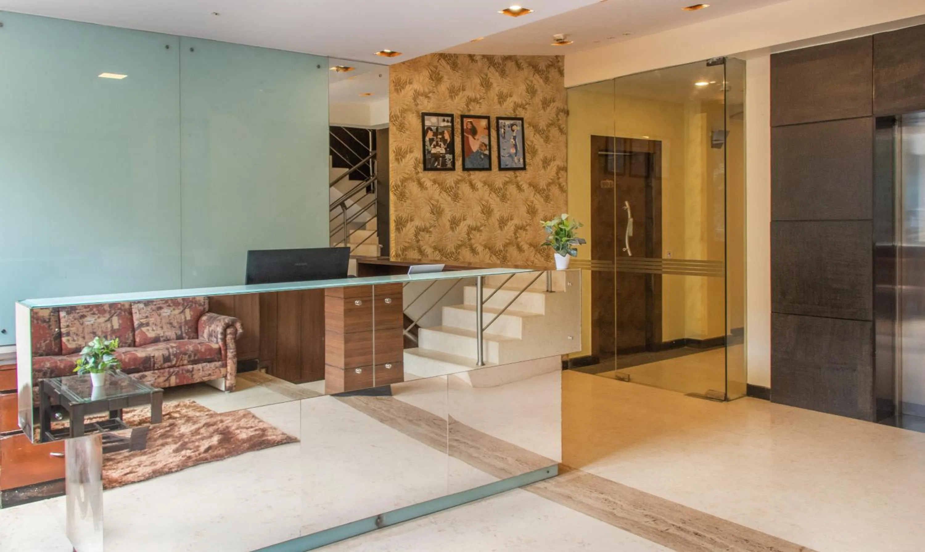 Lobby or reception in Athasri Hotel Infantry Road