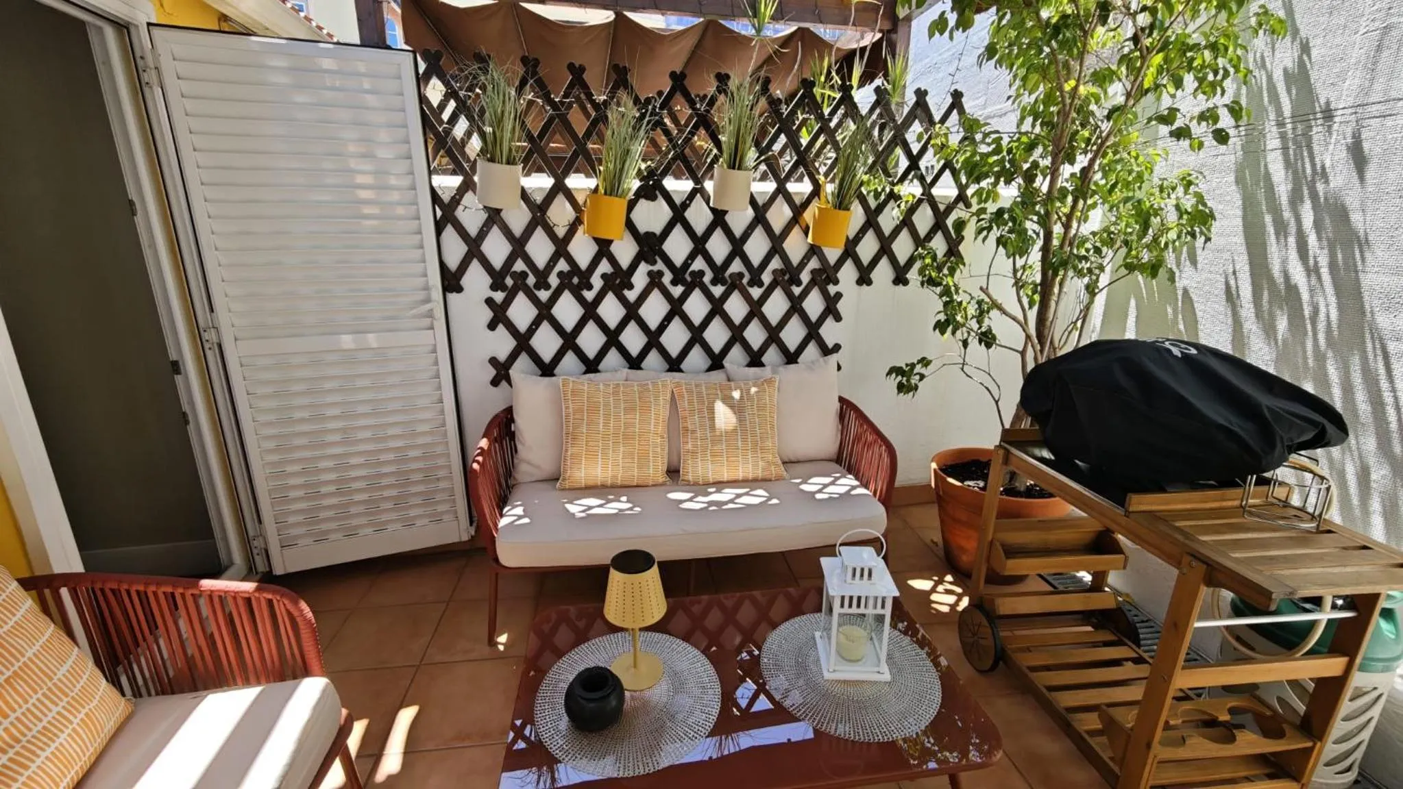 Balcony/Terrace in Studios with Mezzanine Rua da Moeda