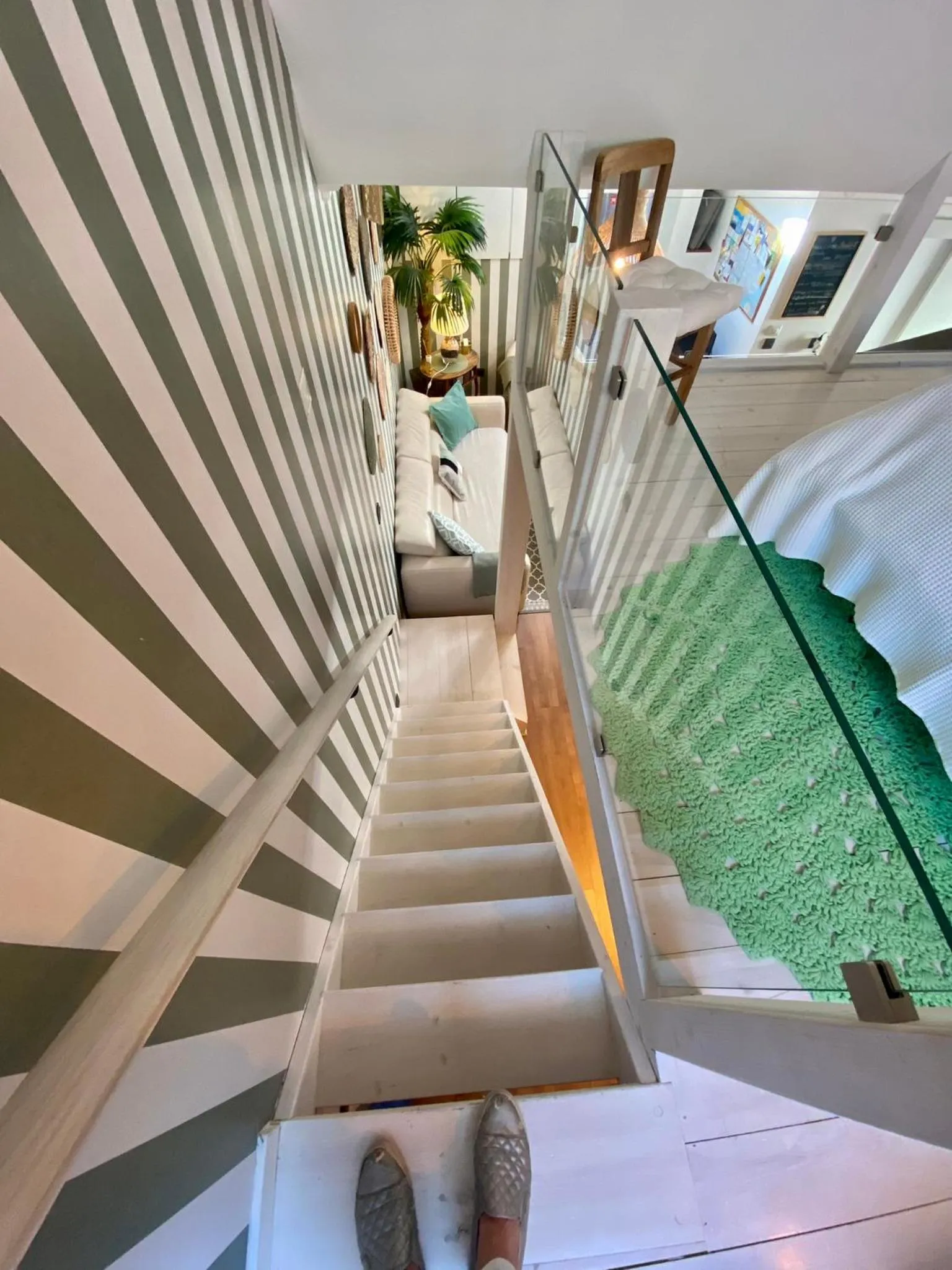 Decorative detail in Studios with Mezzanine Rua da Moeda