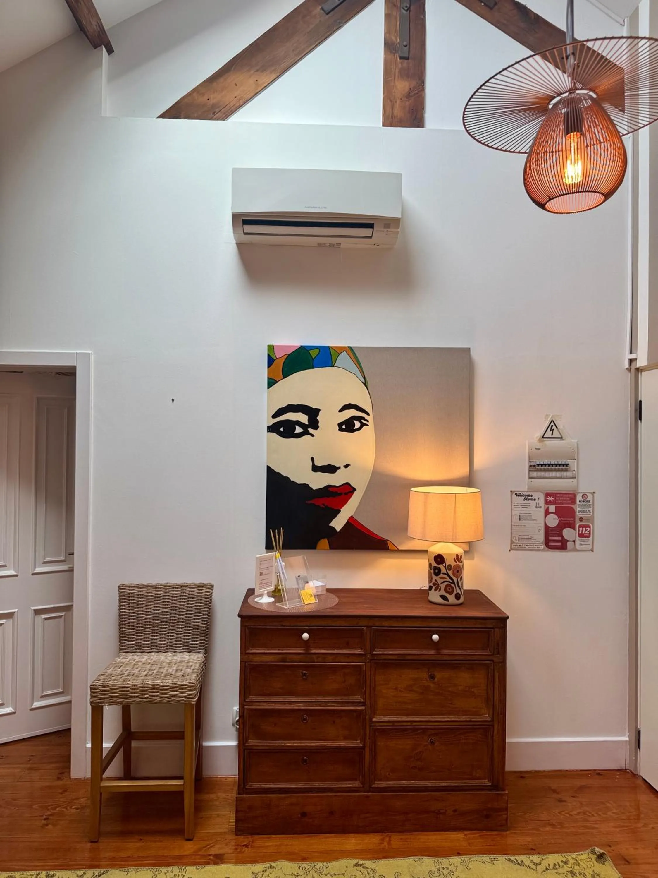 Living room in Studios with Mezzanine Rua da Moeda