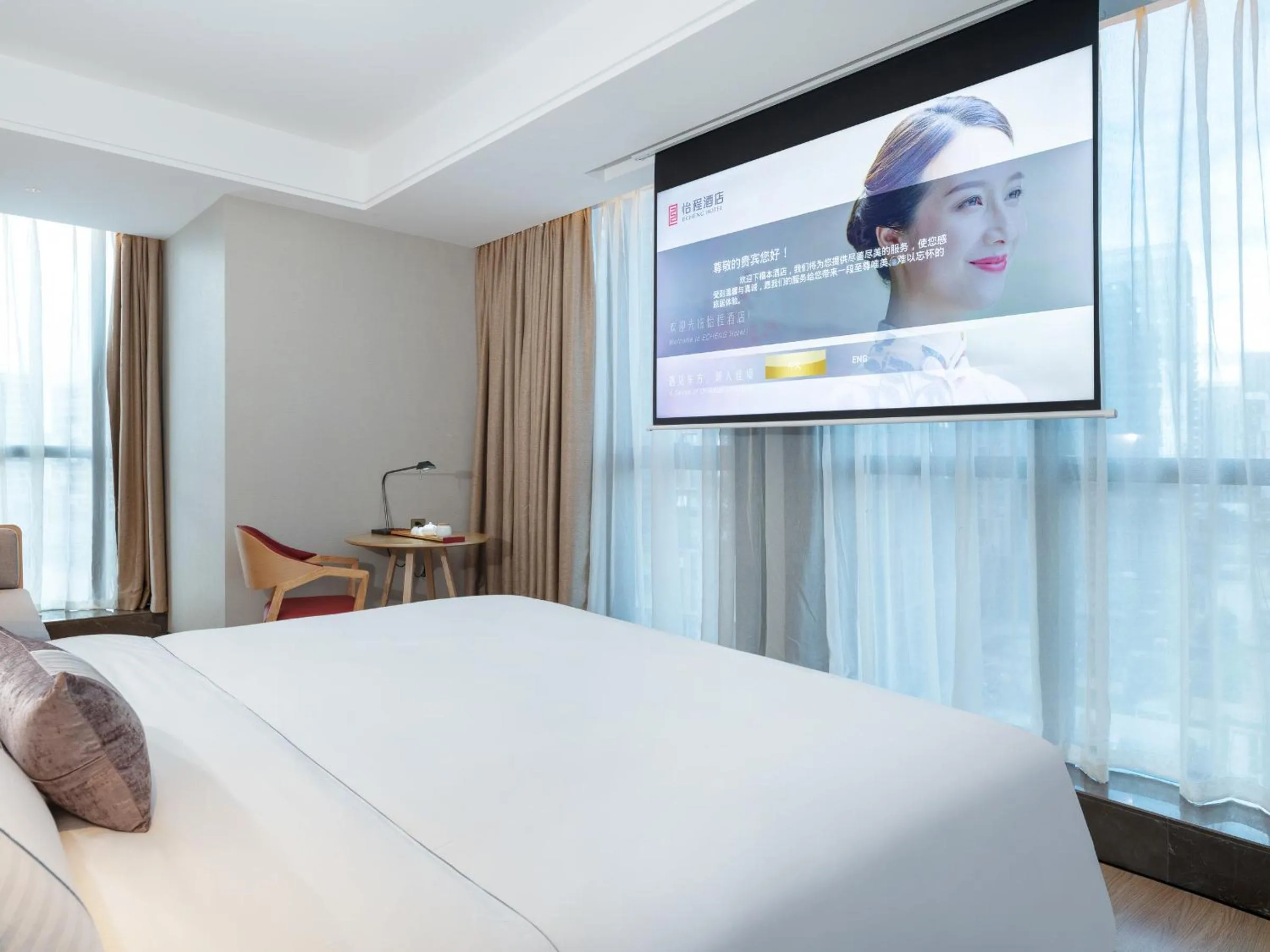 Bed in Echeng Hotel - Huawei Base Store in Shenzhen