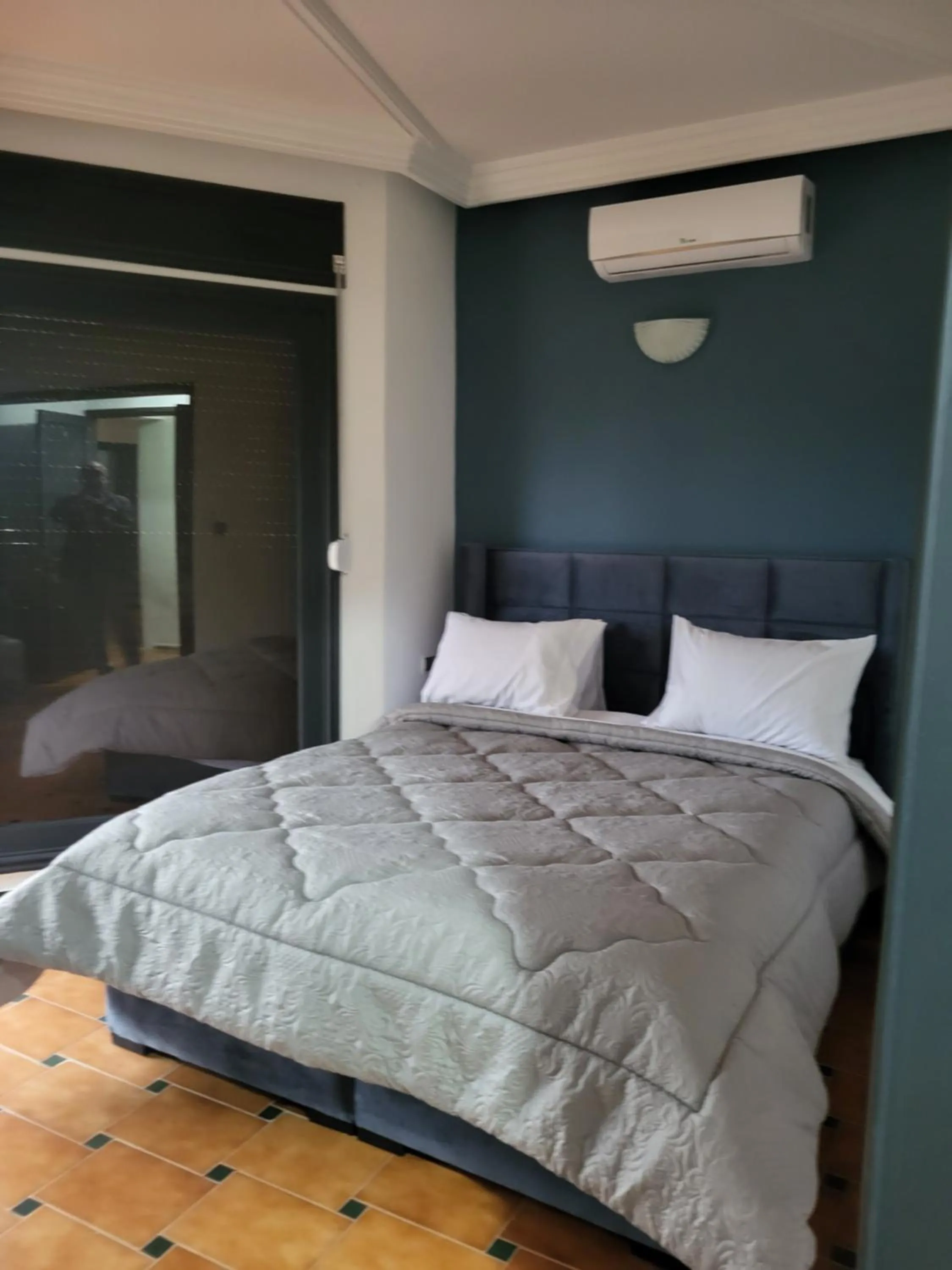 air conditioner, Bed in VILLA ADAM TANGIER