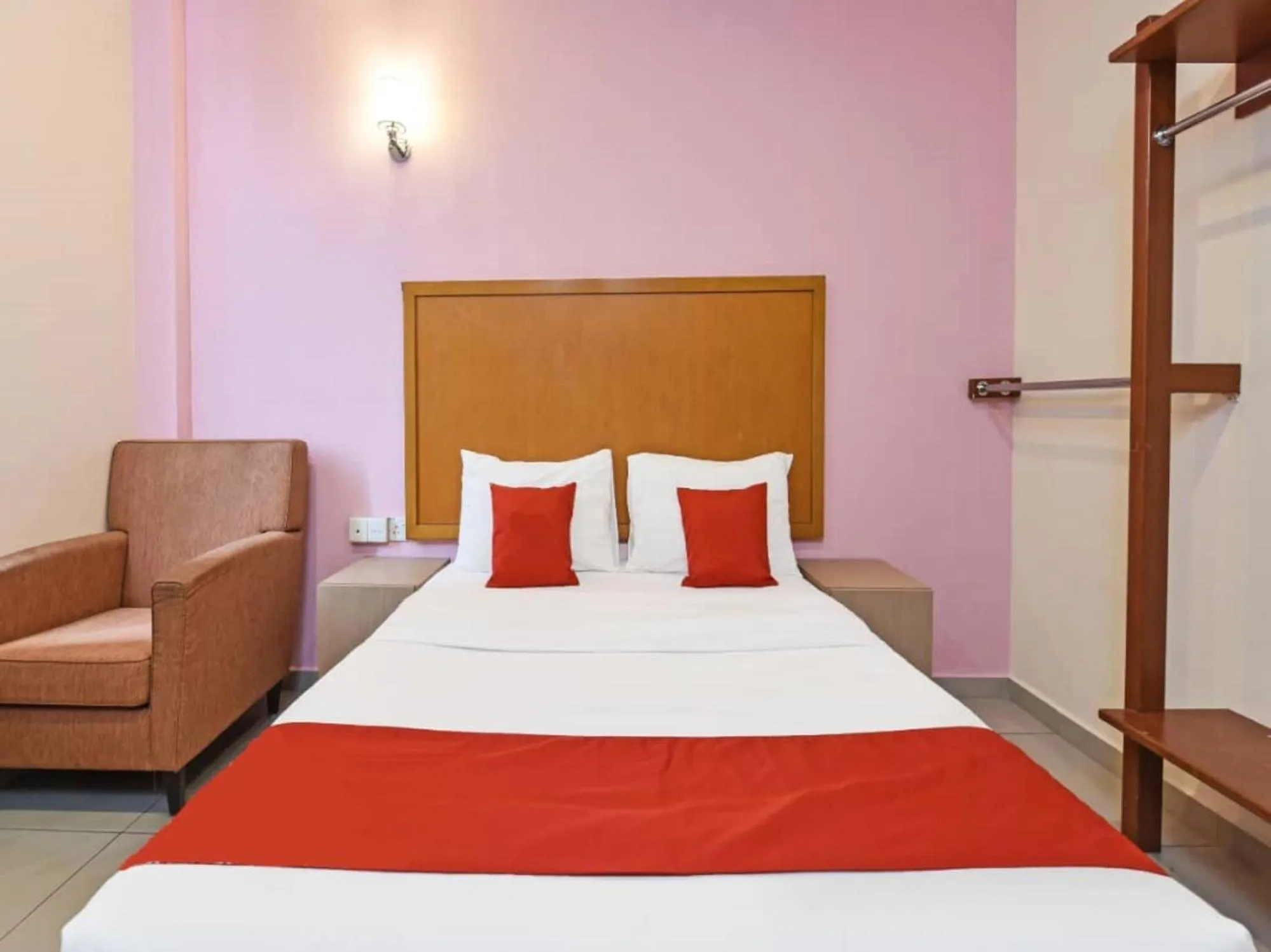 Bed in MRC Hotel Melaka Raya