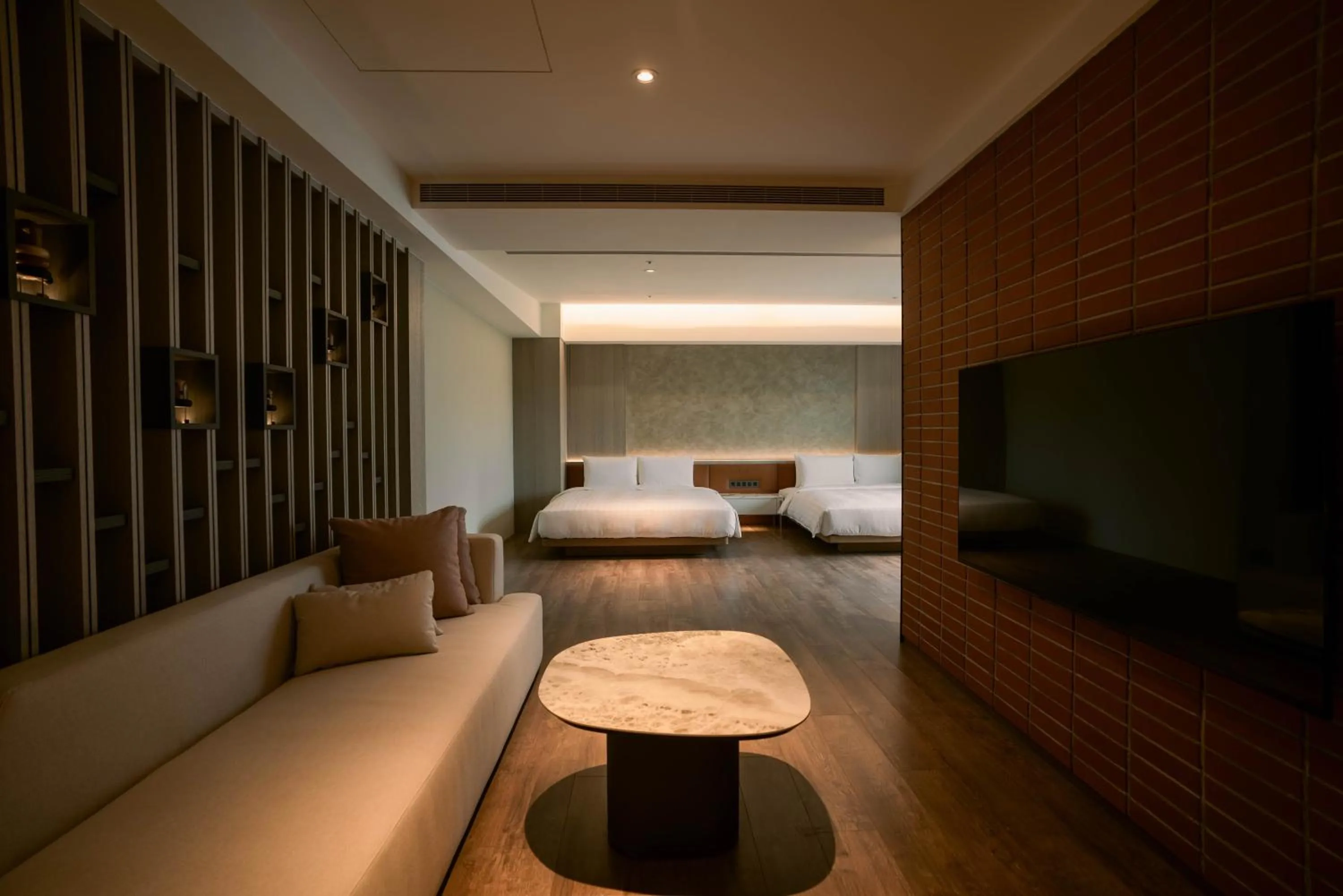 Living room, Bed in XIUXI Anping Hotel