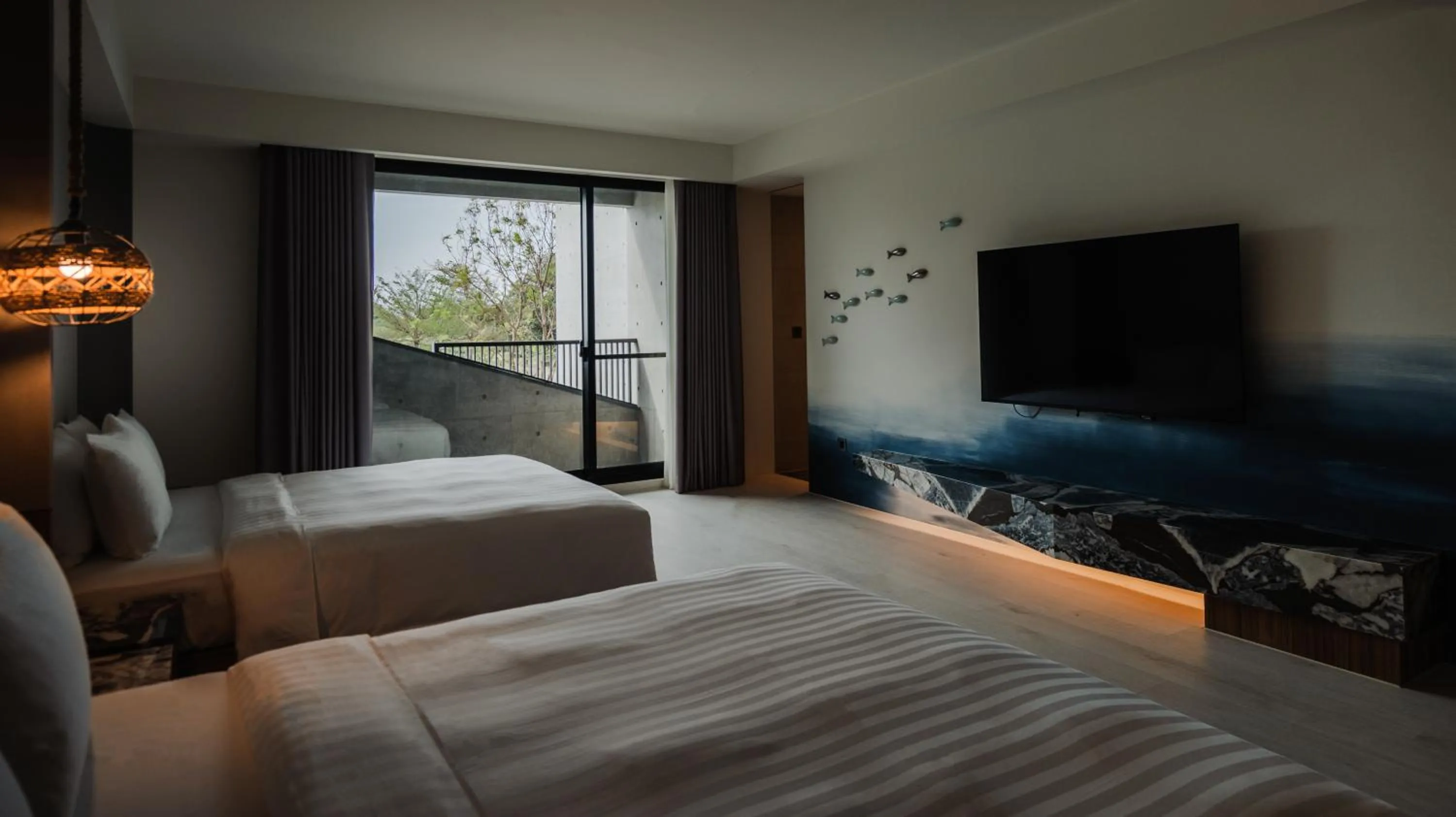 Photo of the whole room, Bed in XIUXI Anping Hotel