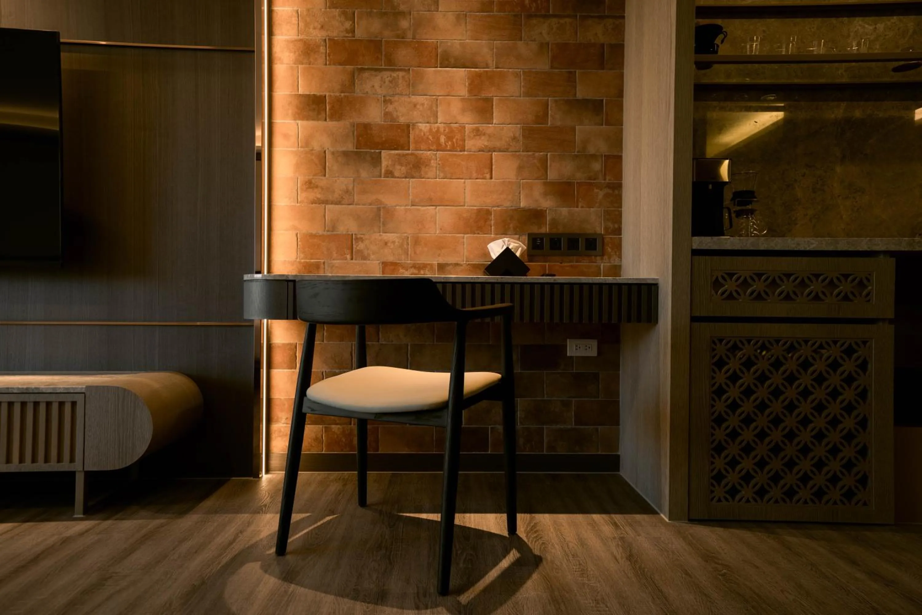 Seating area in XIUXI Anping Hotel