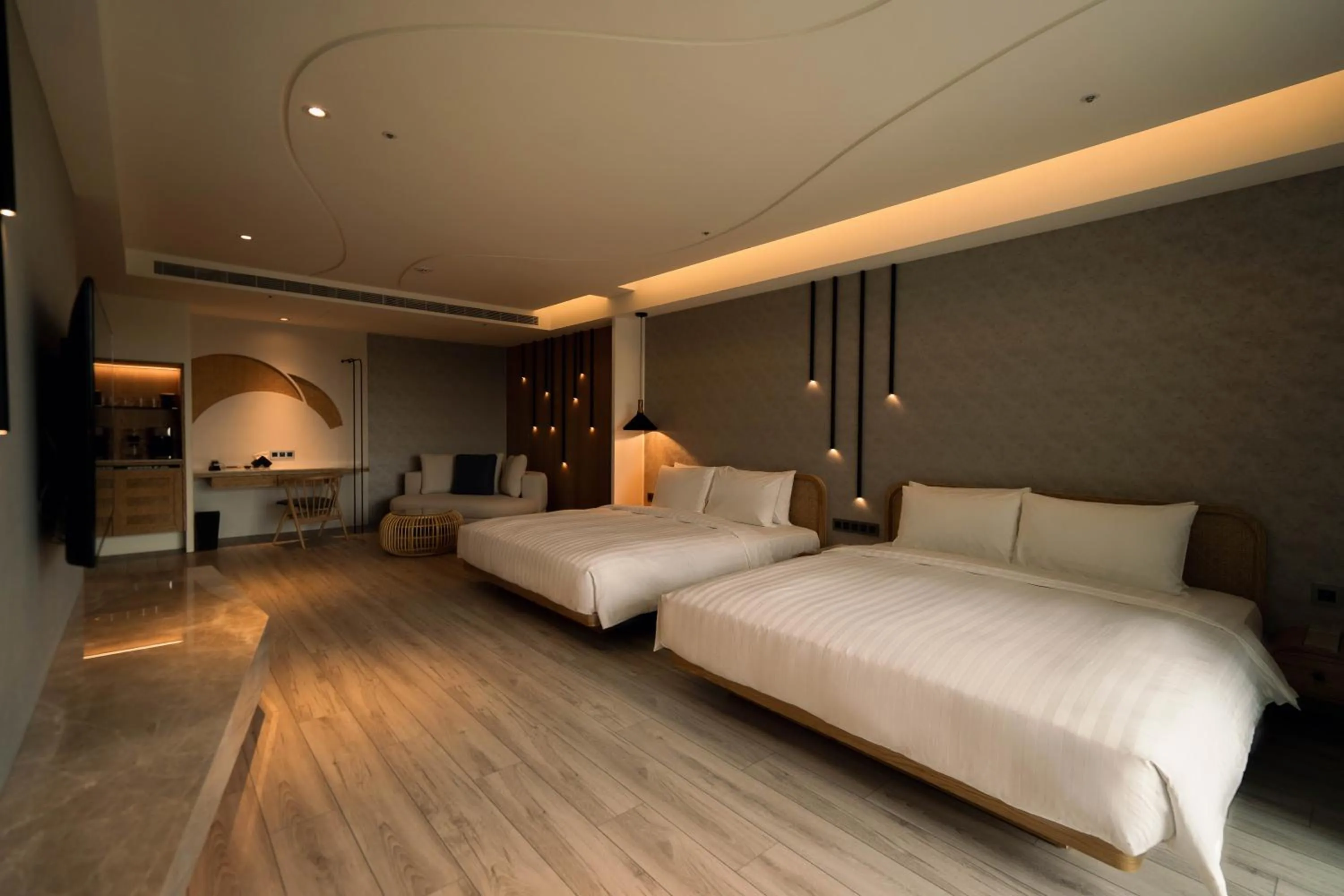 Photo of the whole room, Bed in XIUXI Anping Hotel