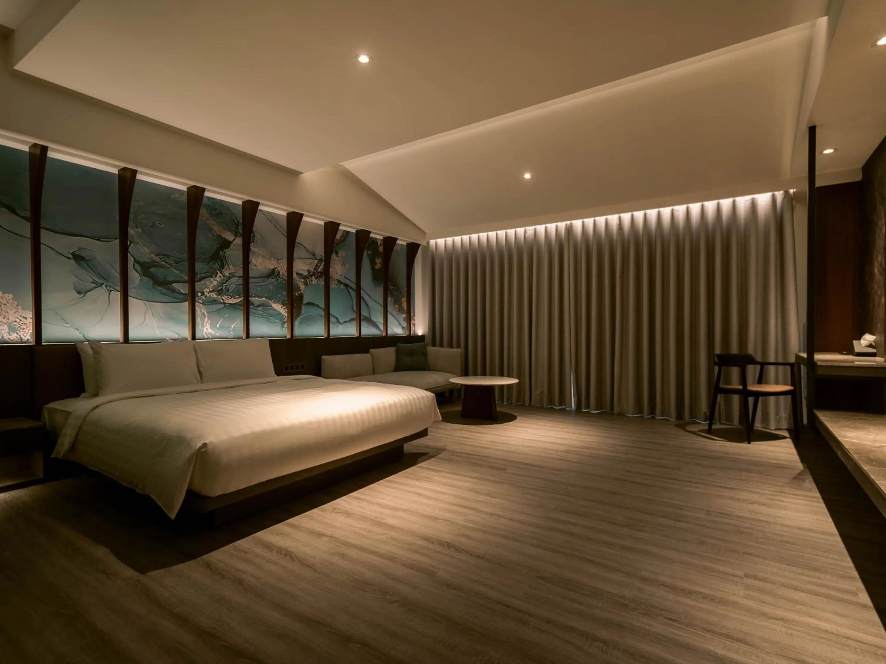 Photo of the whole room, Bed in XIUXI Anping Hotel