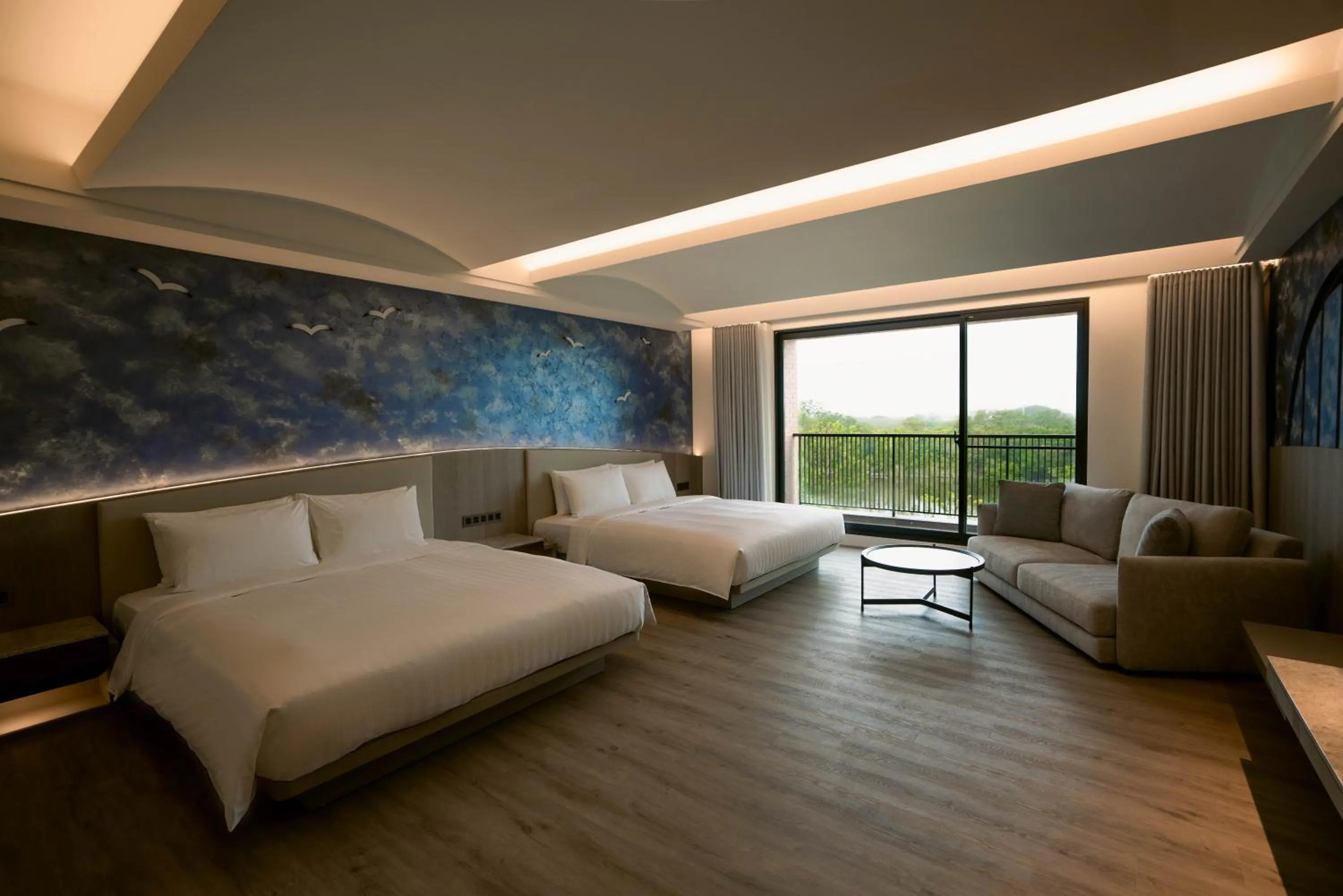 Photo of the whole room, Bed in XIUXI Anping Hotel