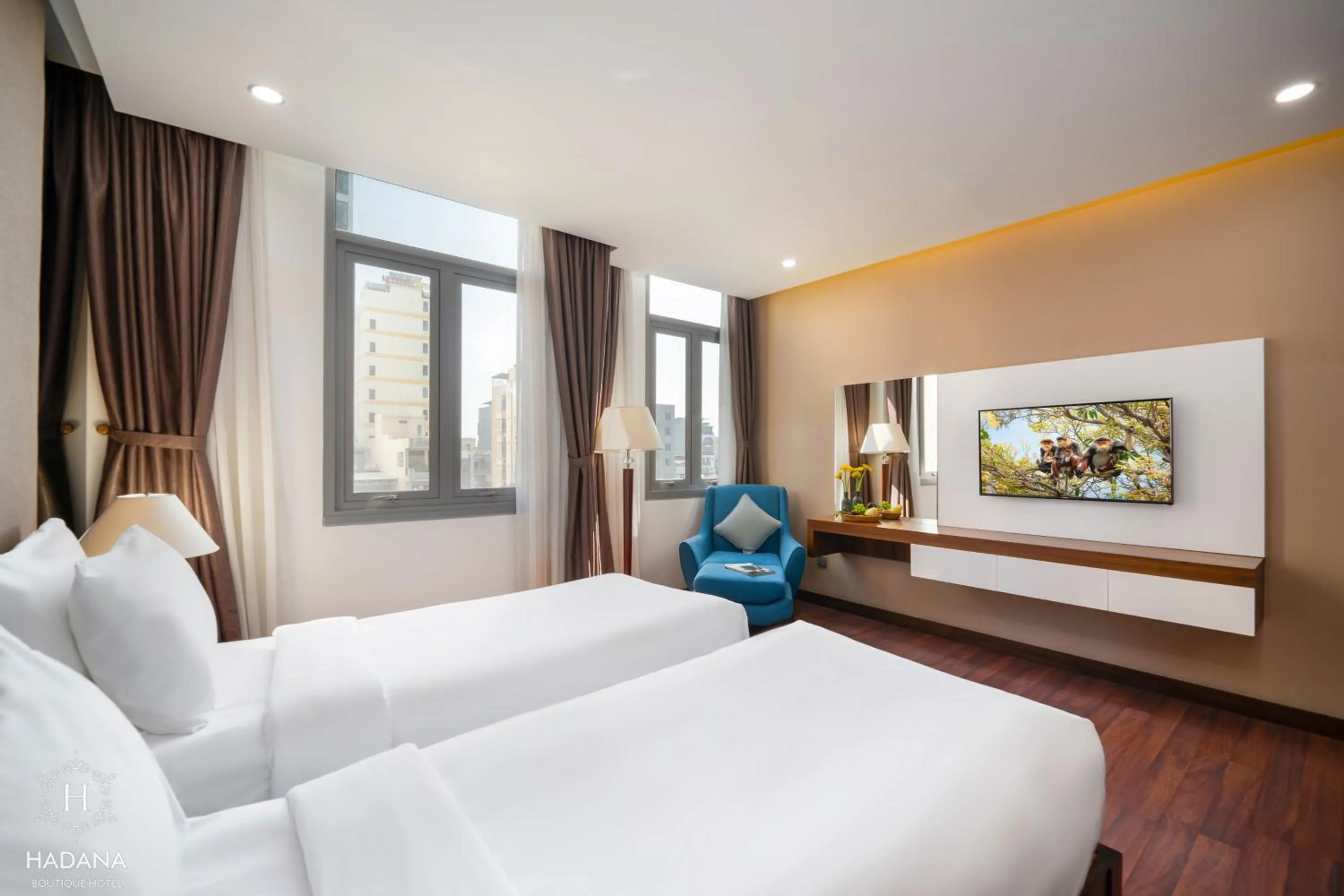 Bed in Hadana Boutique Hotel Danang