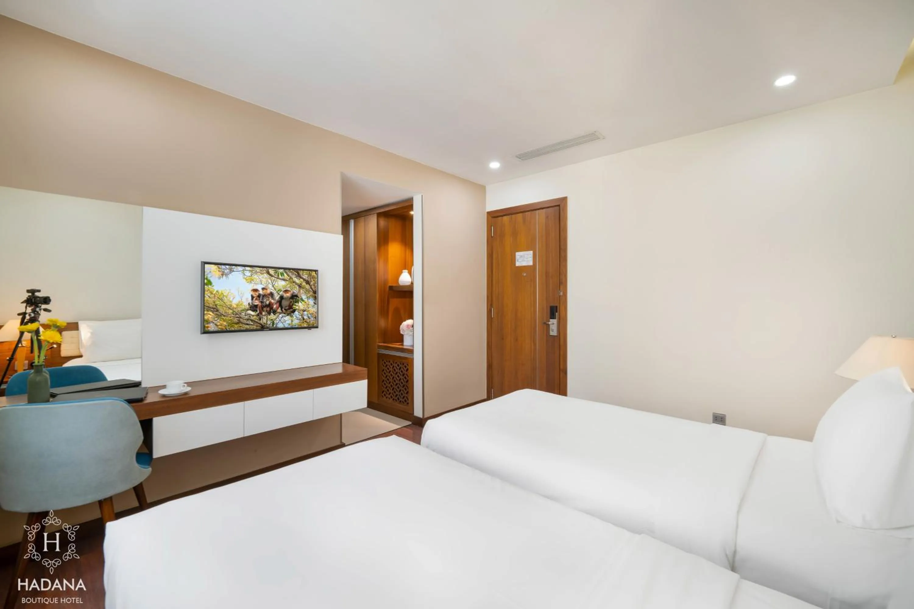 Bed in Hadana Boutique Hotel Danang