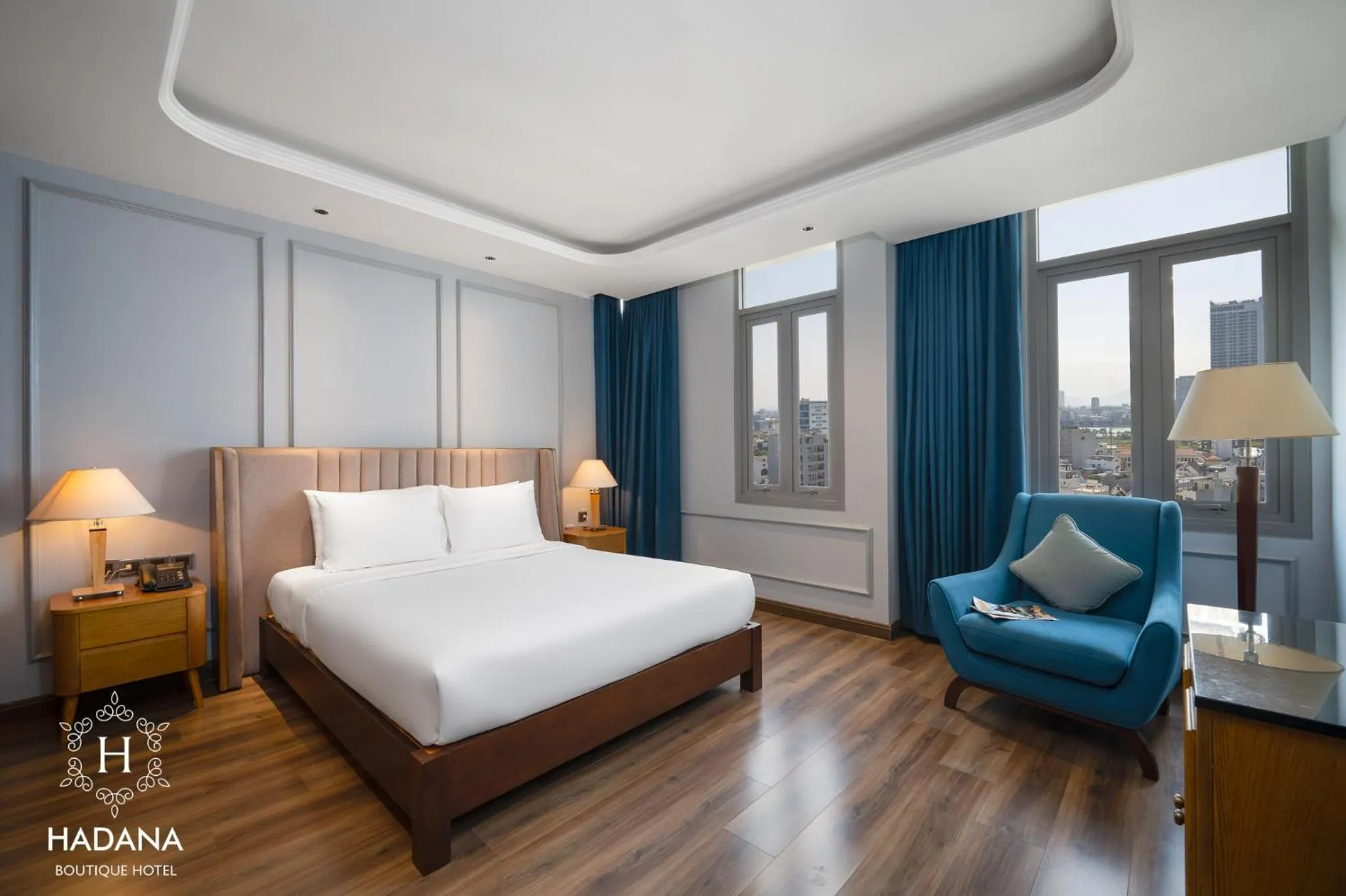 Bed in Hadana Boutique Hotel Danang