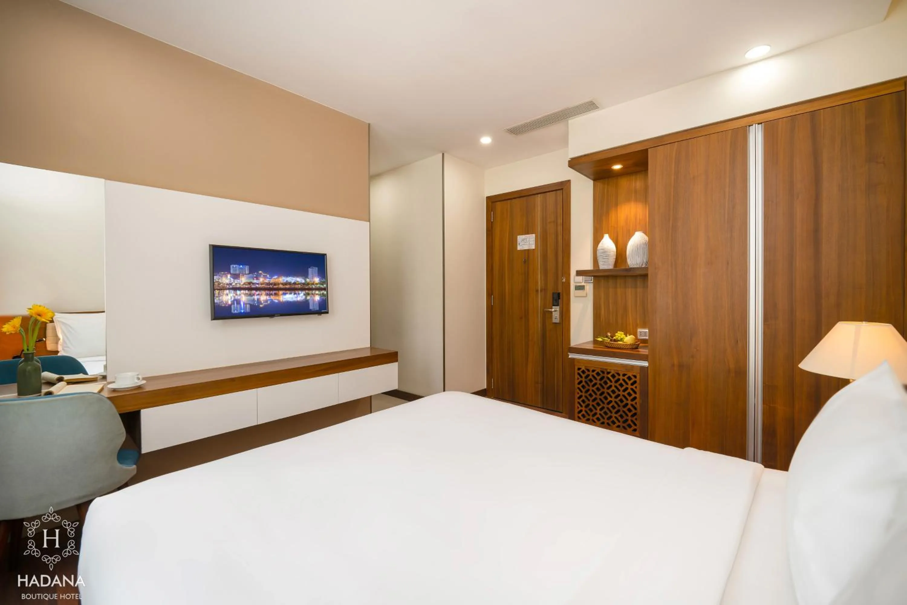 Bed in Hadana Boutique Hotel Danang