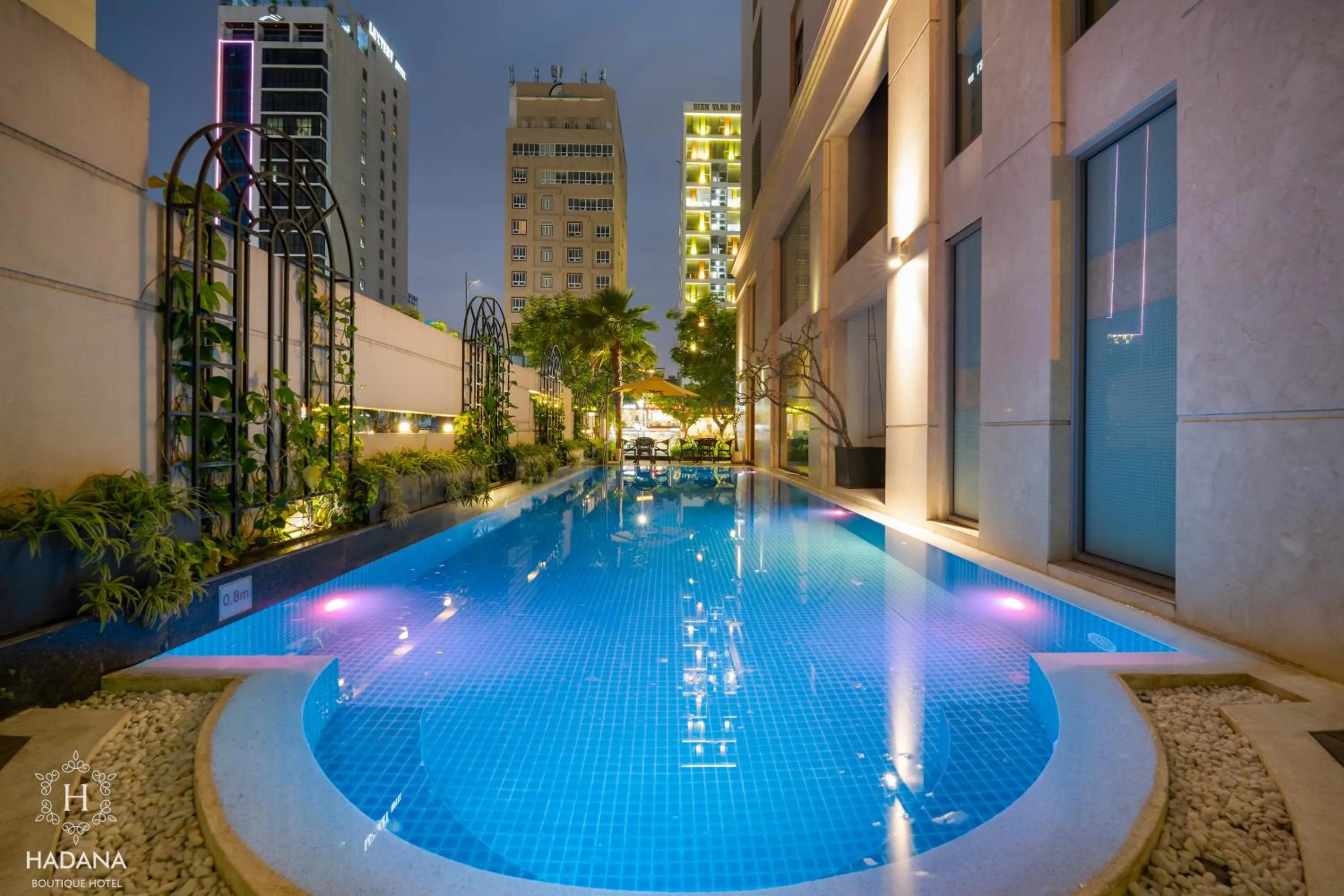 Property building in Hadana Boutique Hotel Danang