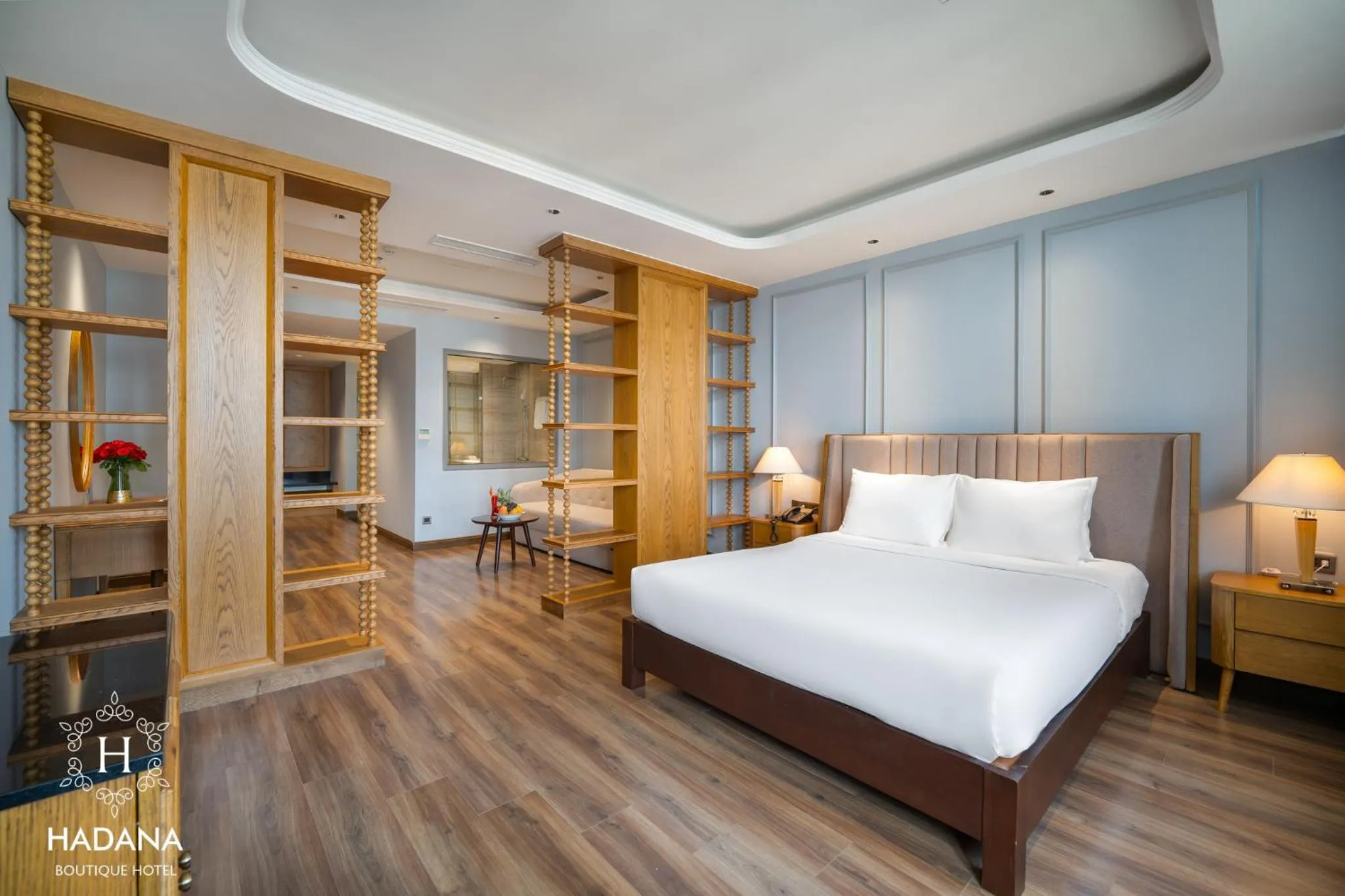 Bed in Hadana Boutique Hotel Danang