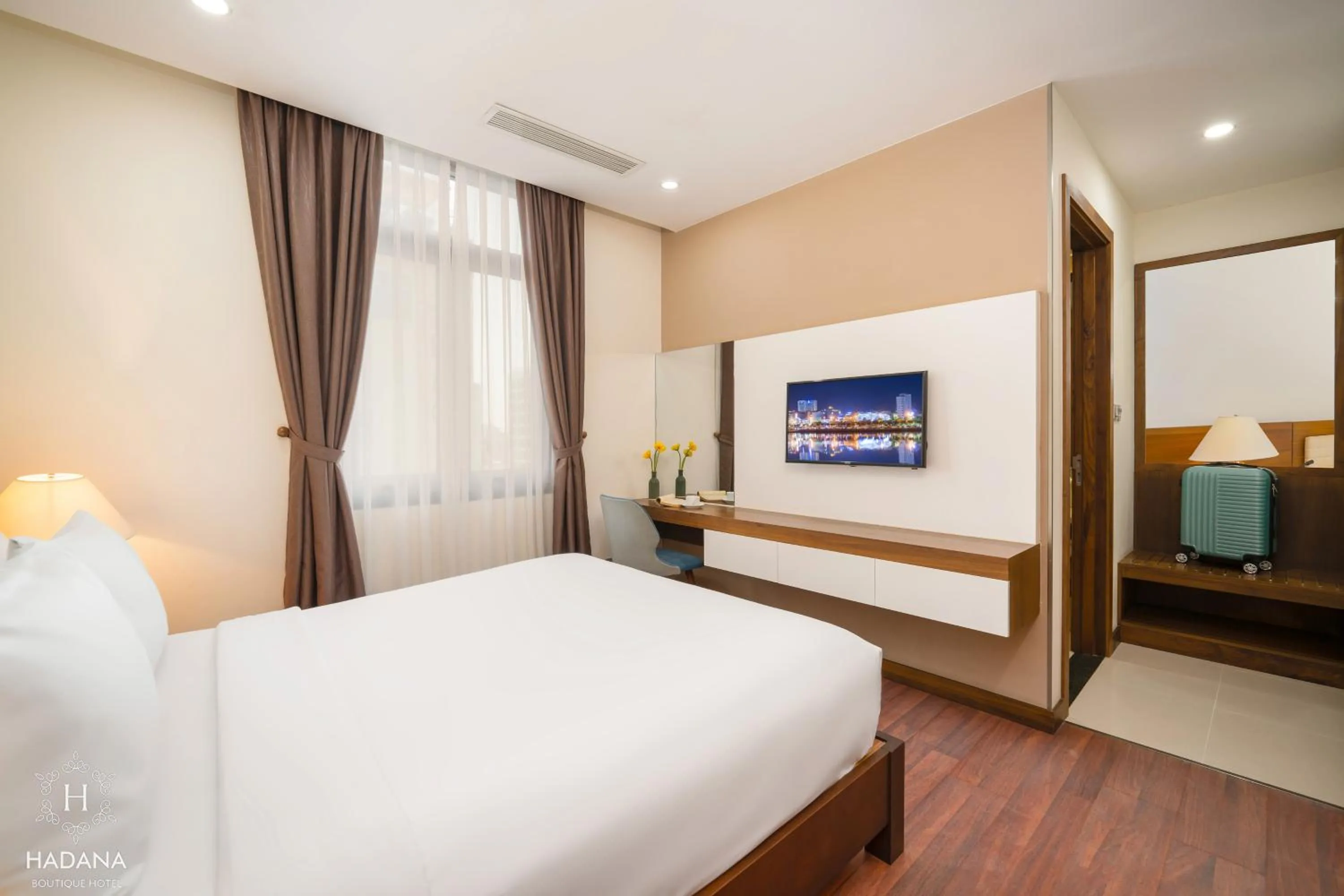 Bed in Hadana Boutique Hotel Danang