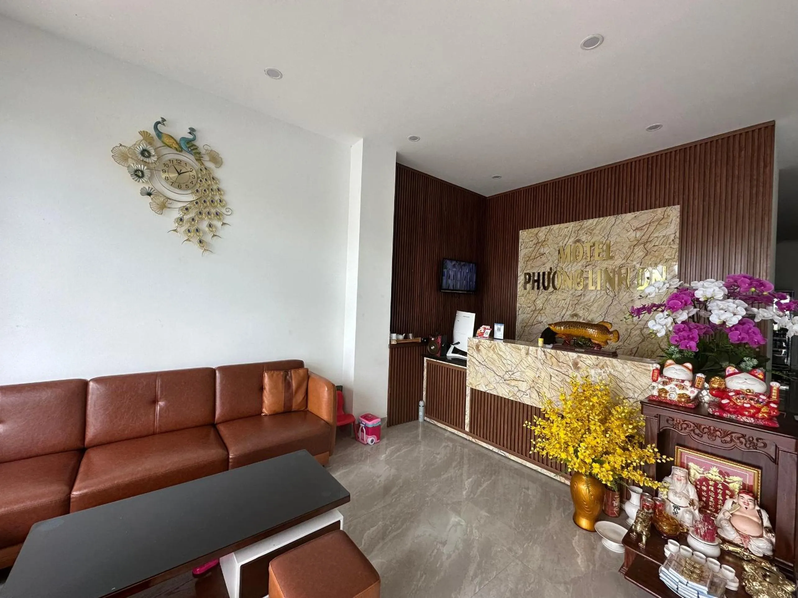 Lobby or reception in Motel Phuong Linh