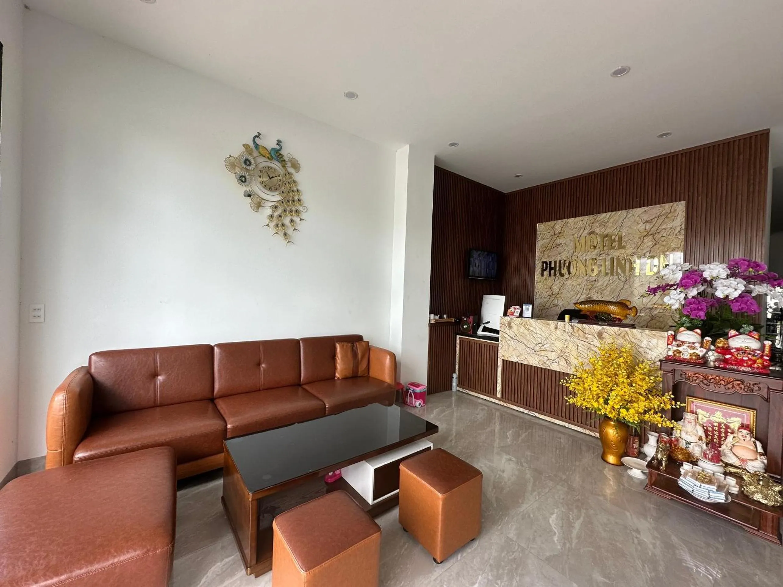 Lobby or reception in Motel Phuong Linh