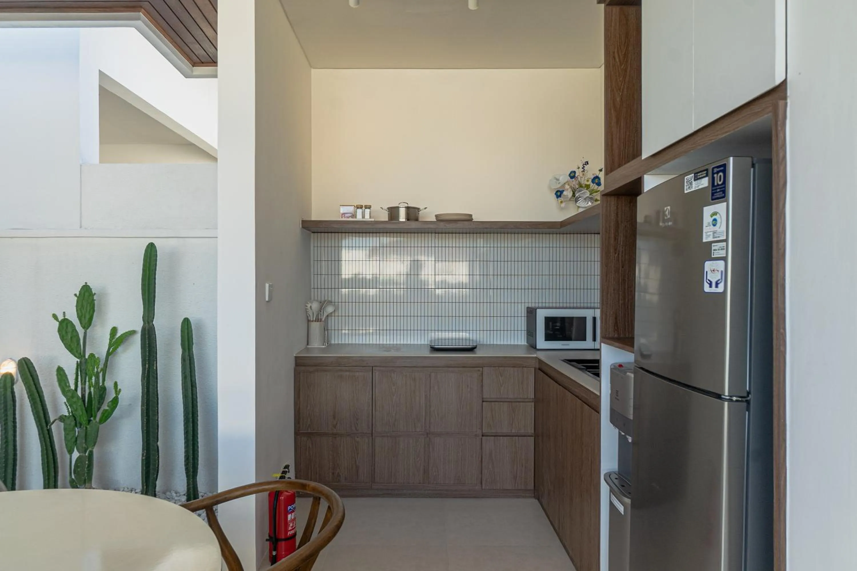 kitchen in Nakuh Studio Villa