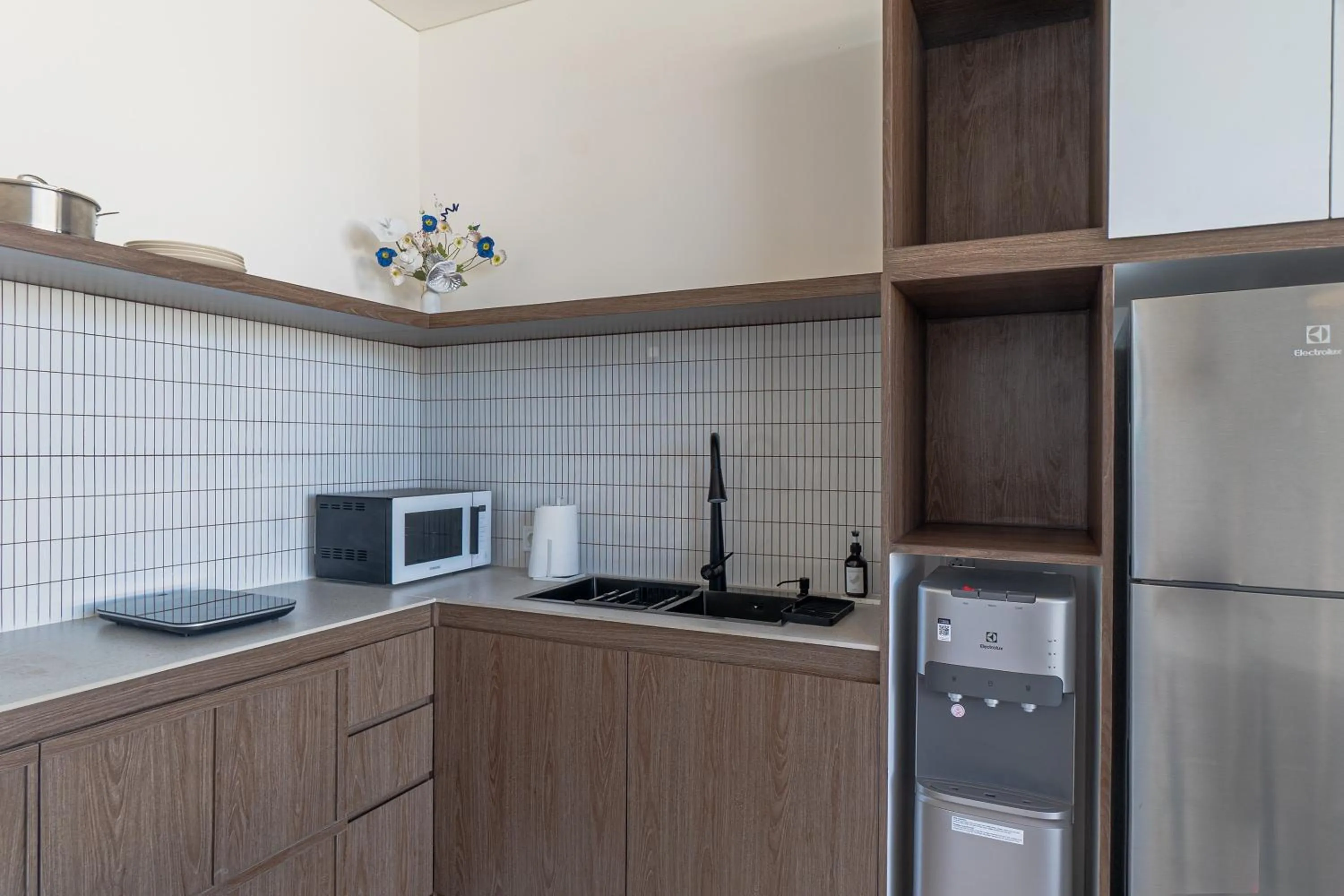 kitchen in Nakuh Studio Villa