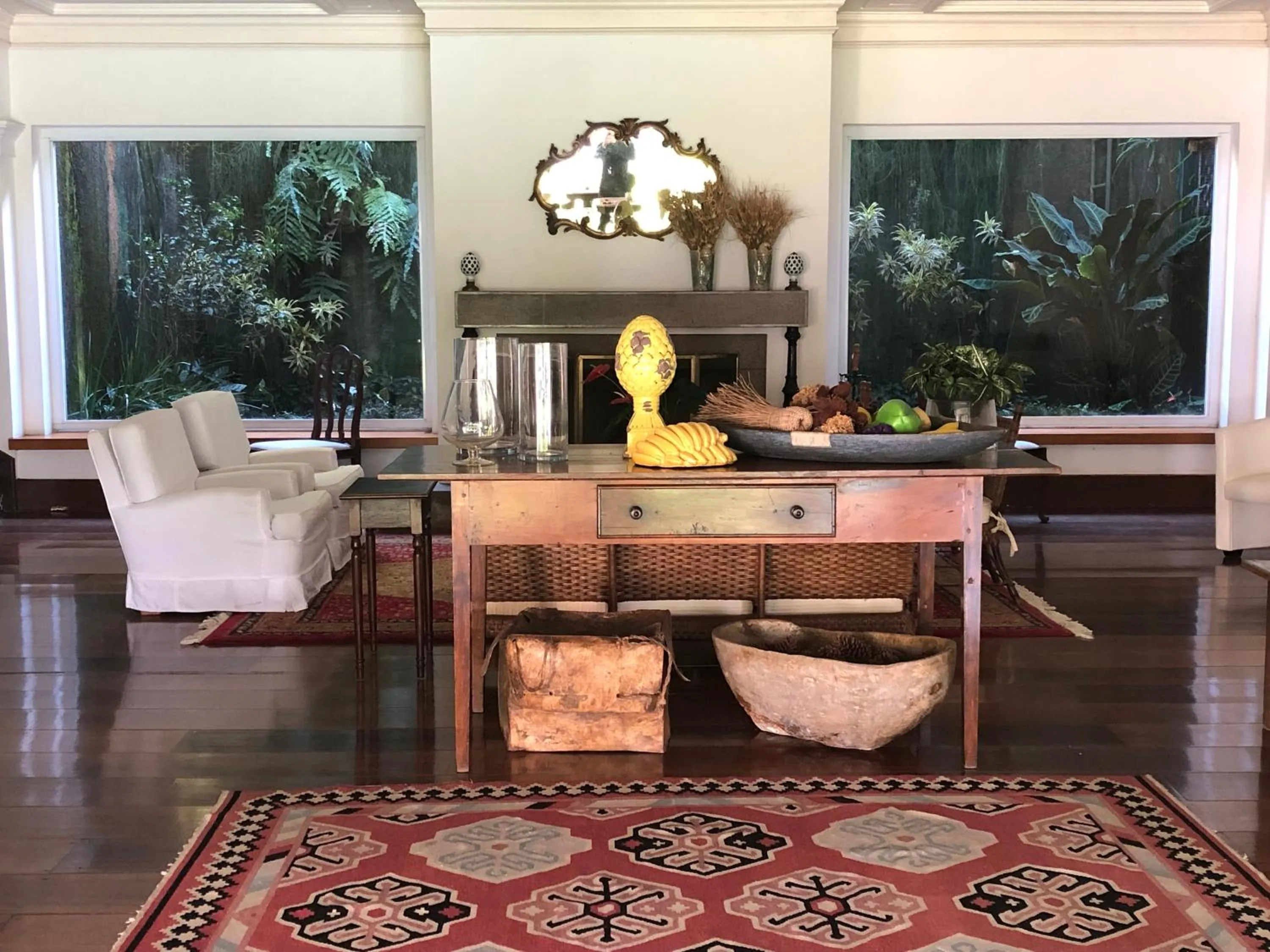 Communal lounge/ TV room in Pousada Vila Brasil