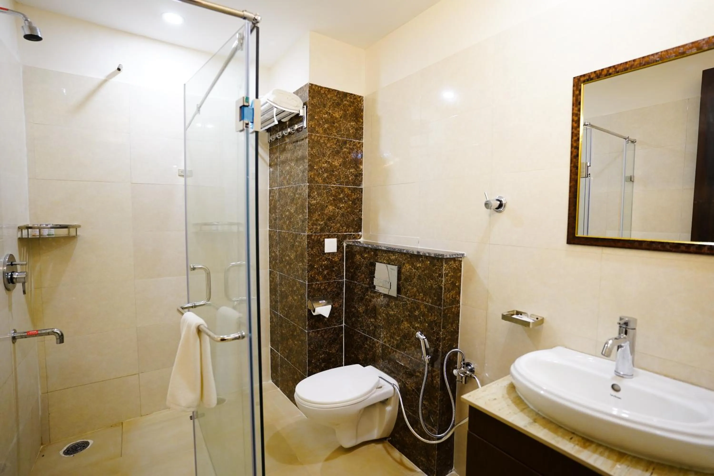 Shower in Hotel Northwind Mohali