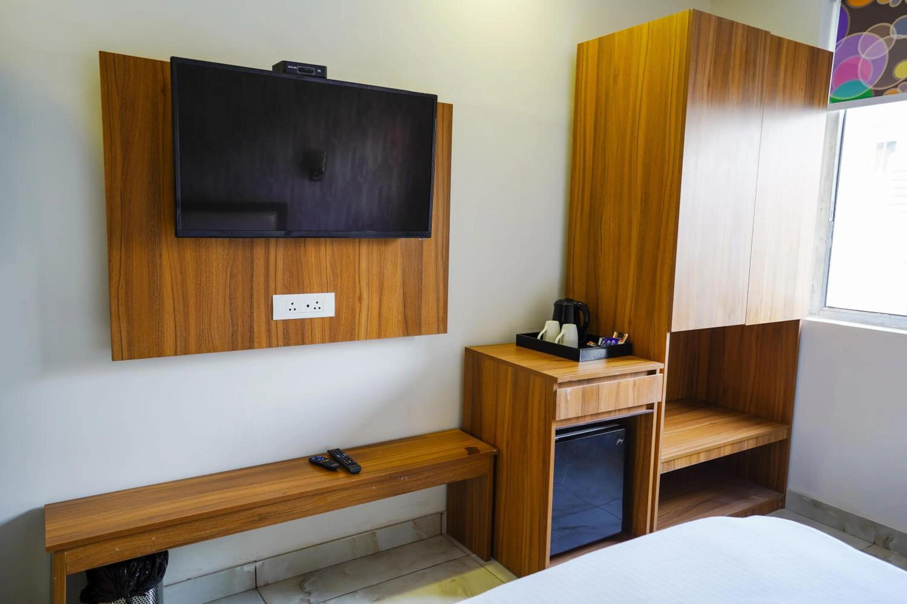 Bed in Hotel Northwind Mohali