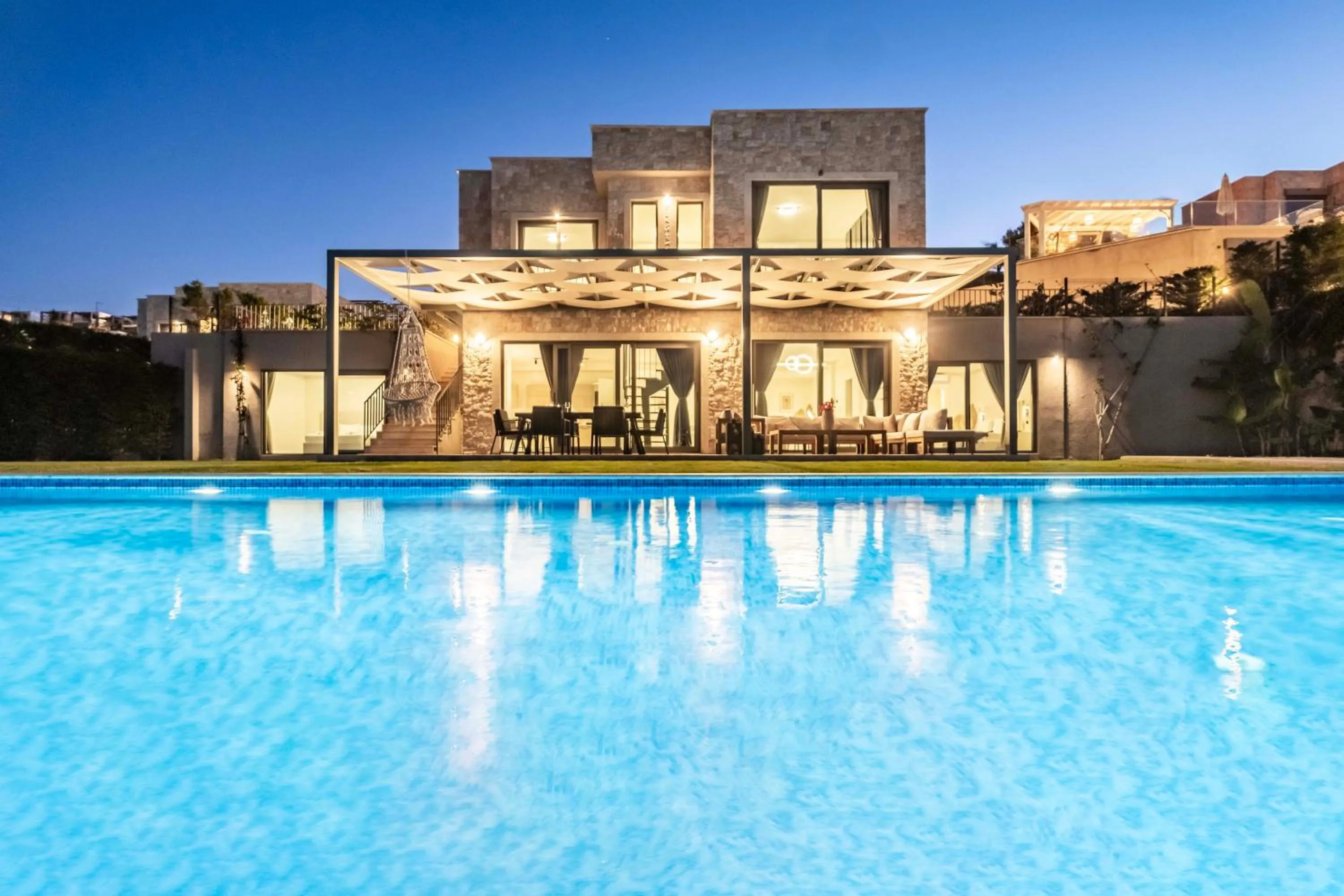 Pool view in Bovilla Hotel Salt Yalıkavak