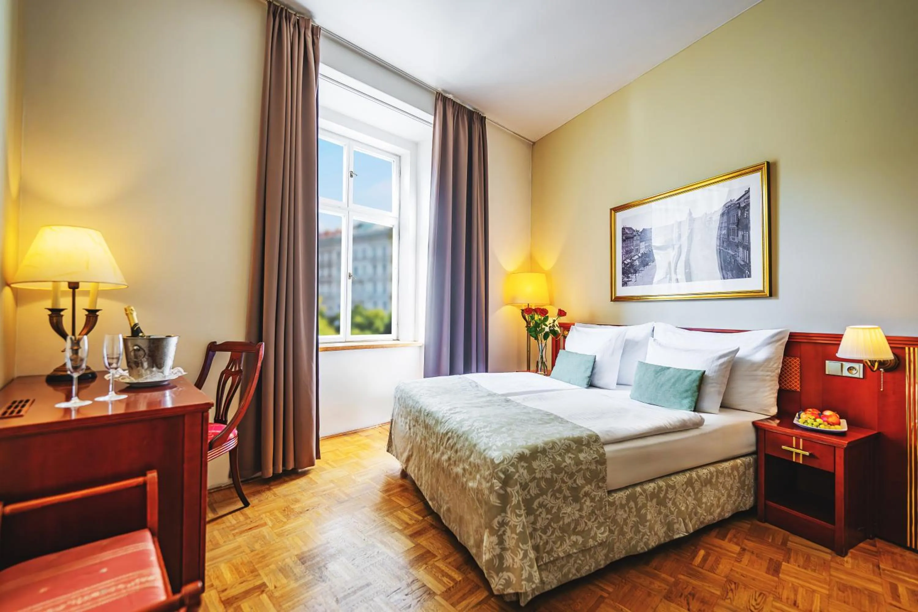 Bedroom, Bed in Wenceslas Square Hotel - Czech Leading Hotels