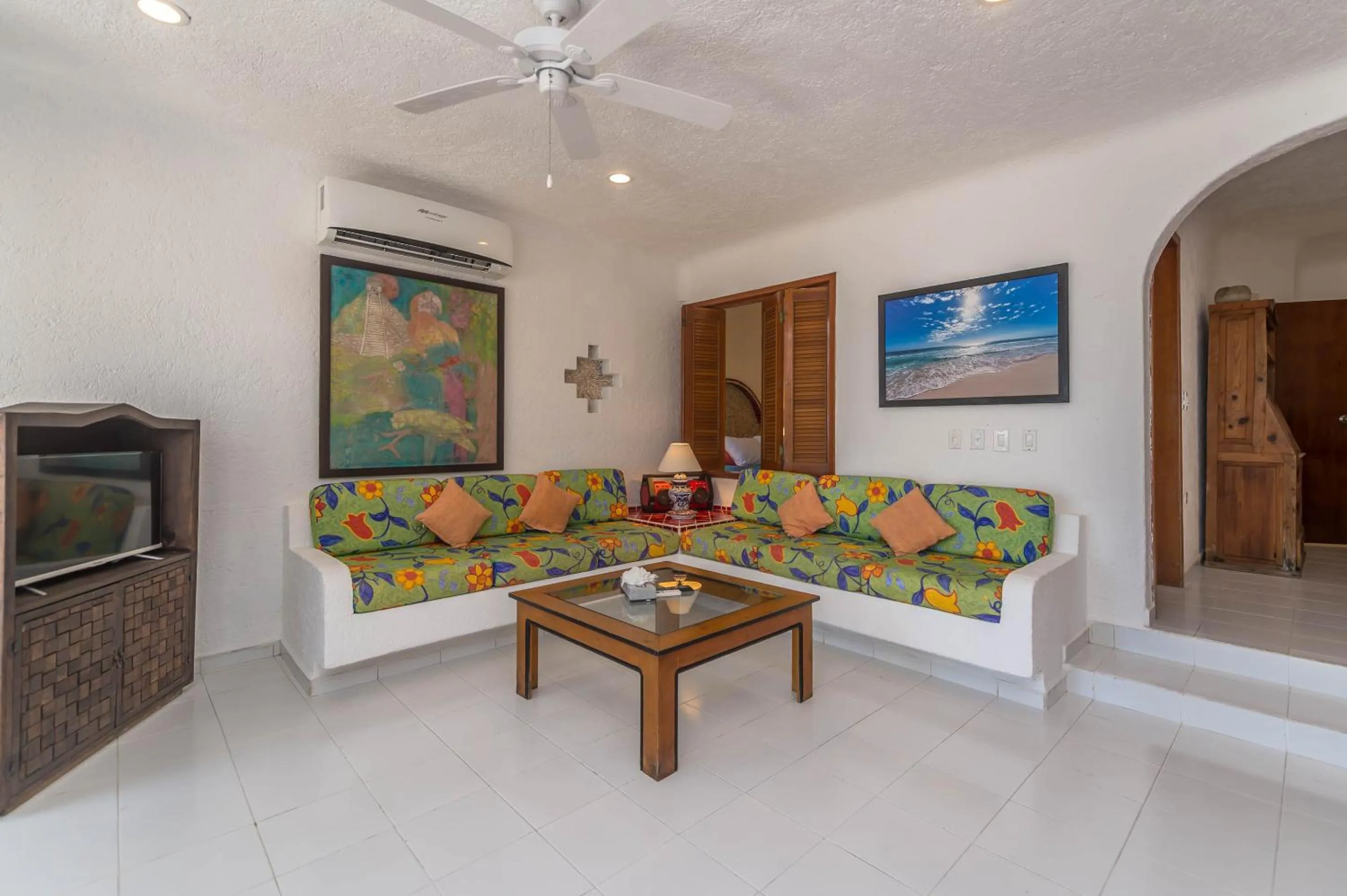 Living room in Del Sol Beachfront