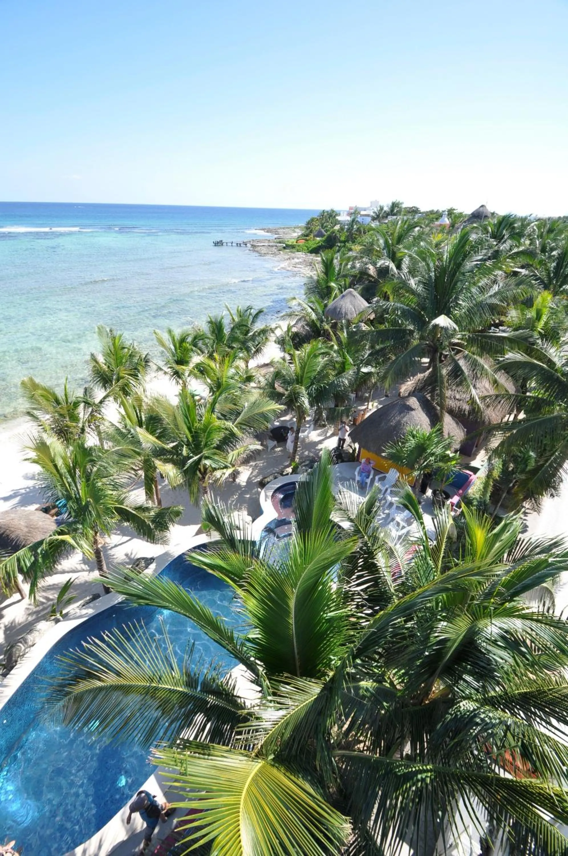 Bird's eye view in Del Sol Beachfront