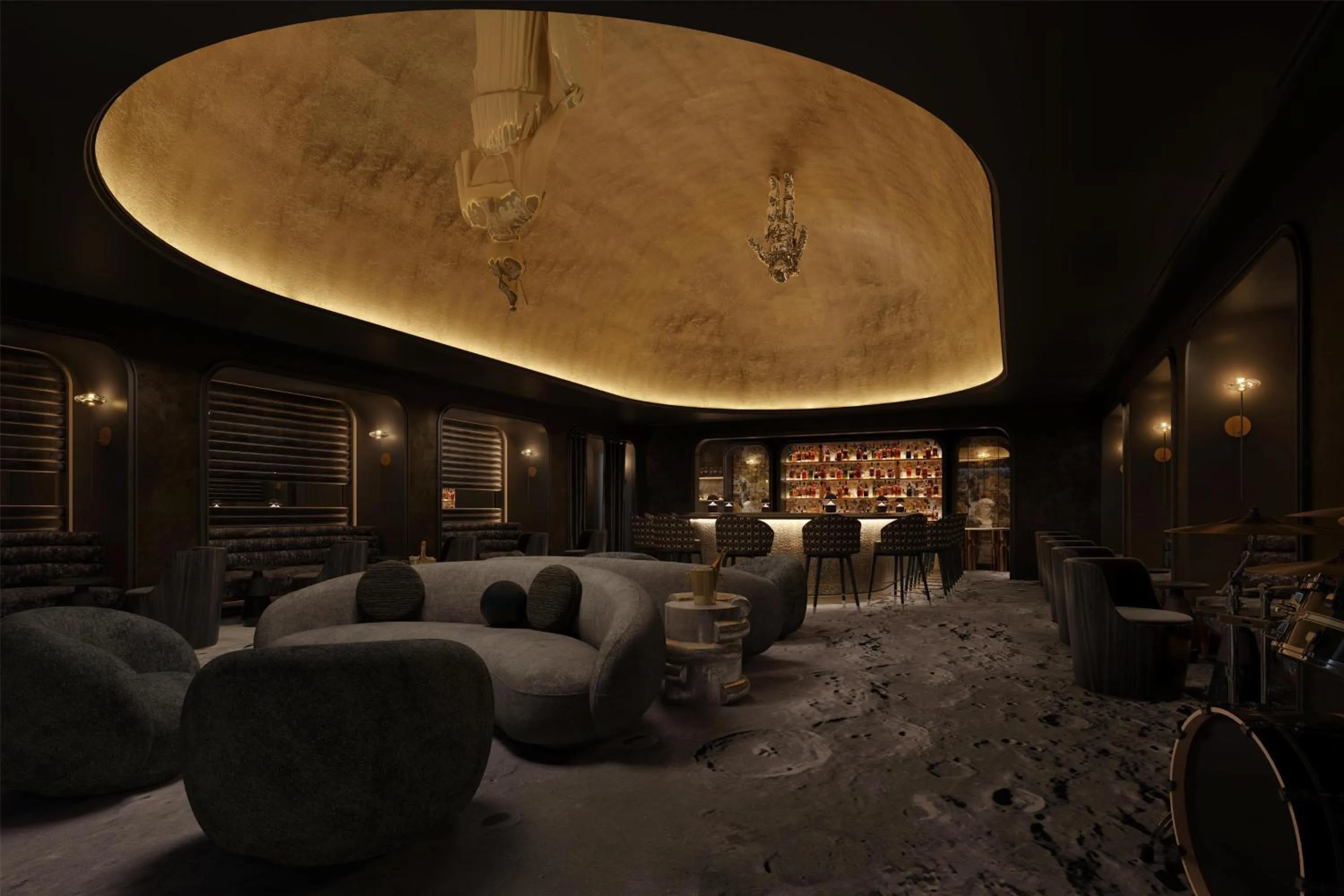 Lounge or bar in Canopy By Hilton Nashville Downtown The Gulch